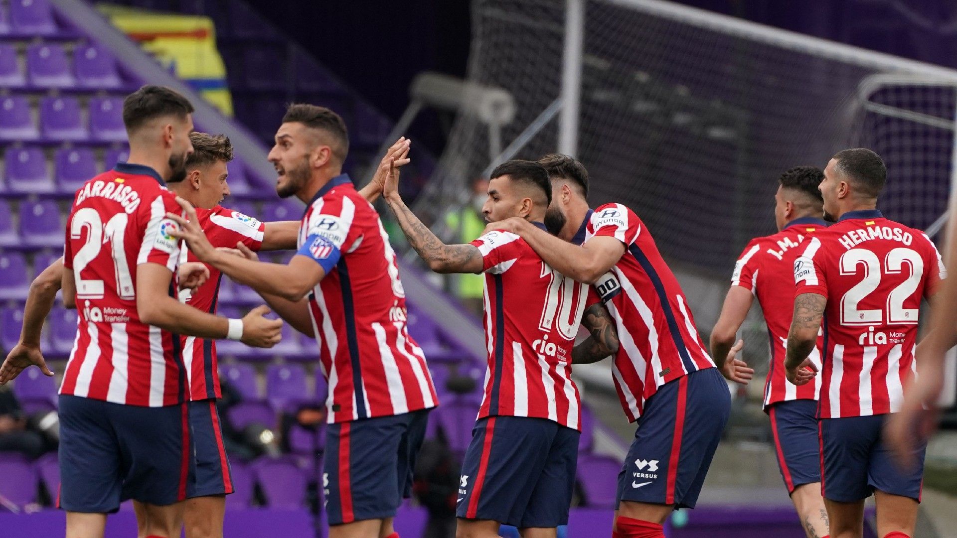 Atletico Madrid Valladolid celebration