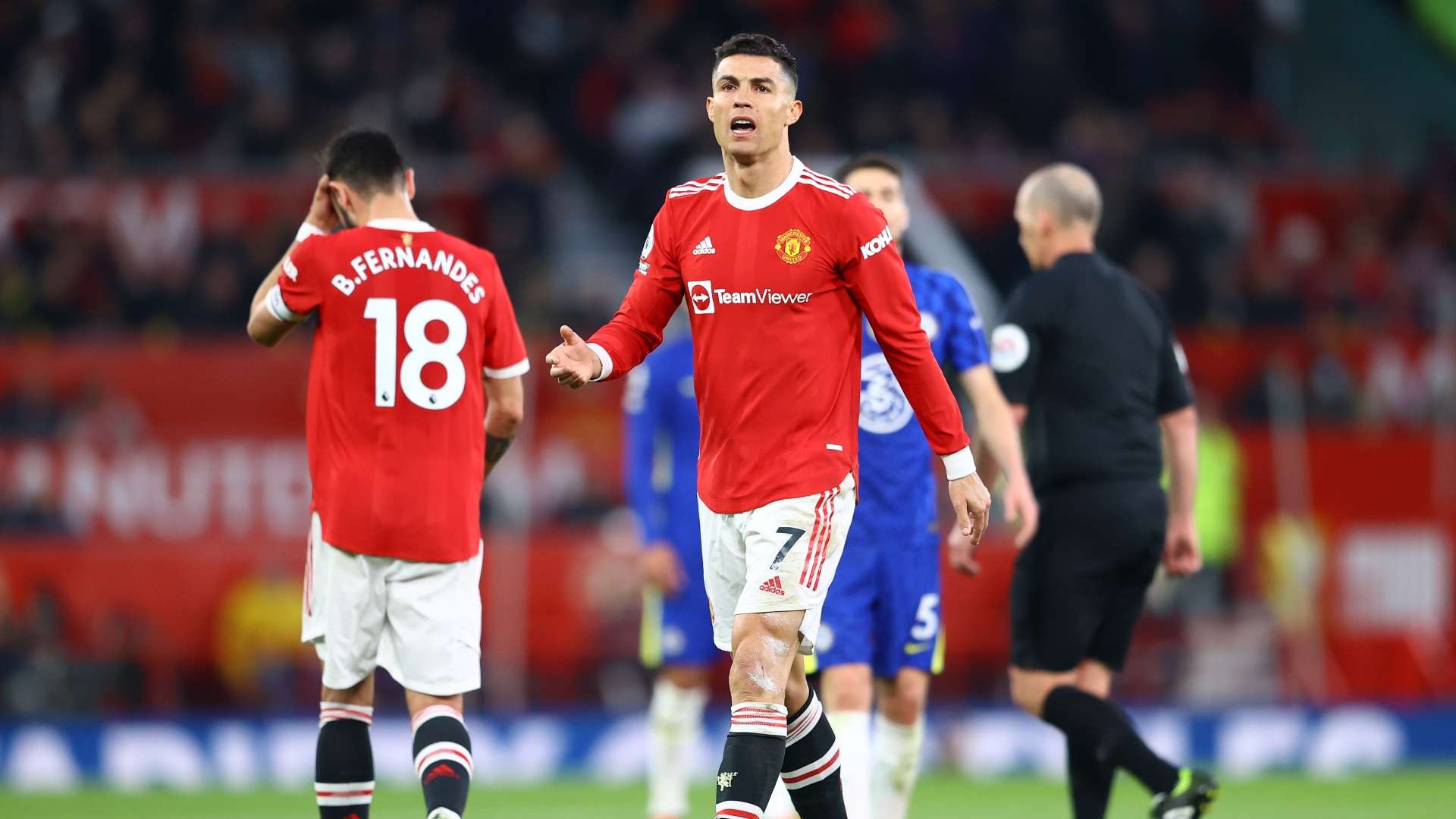 Cristiano Ronaldo Manchester United vs Chelsea