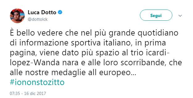 Tweet Luca Dotto