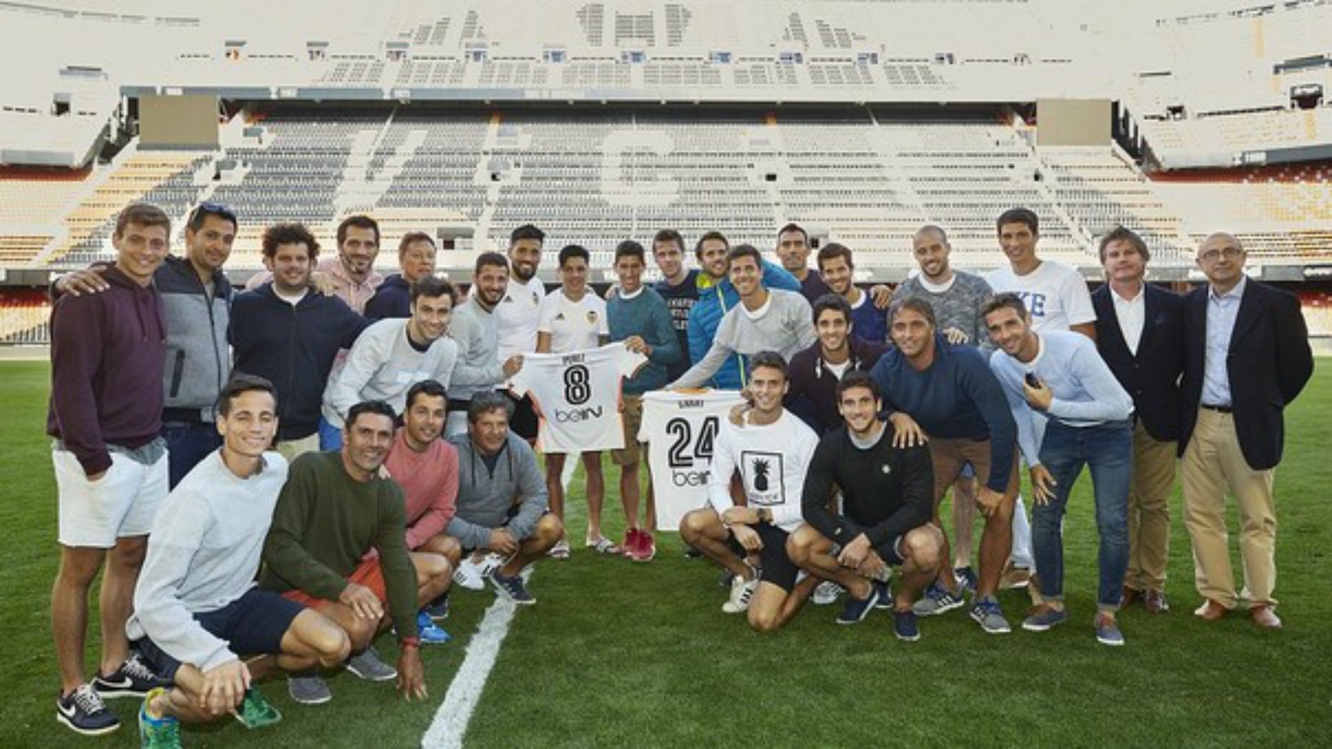 Enzo Pérez y Ezequiel Garay