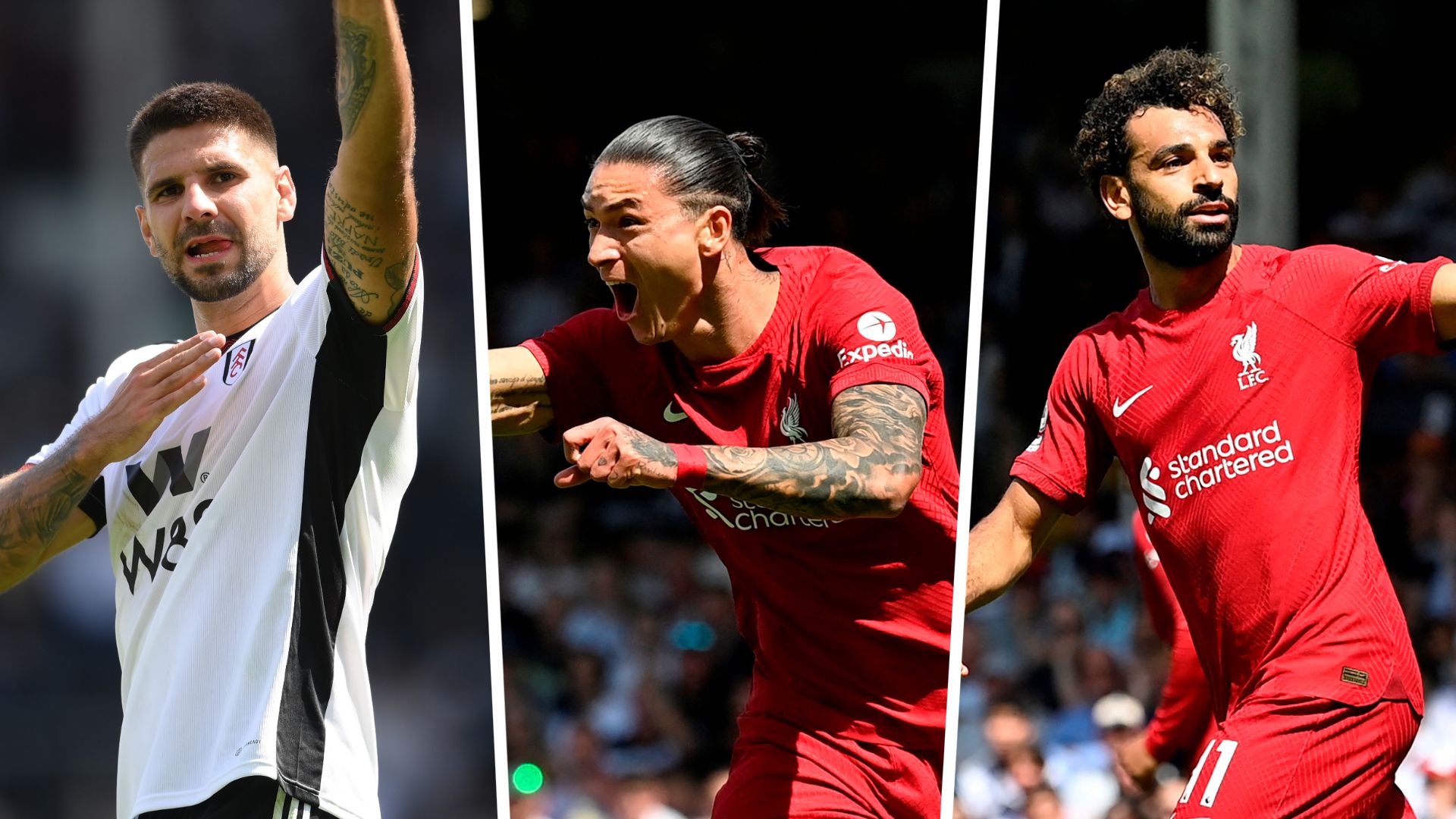 Fulham Liverpool STATS Mitrovic Nuñez Salah