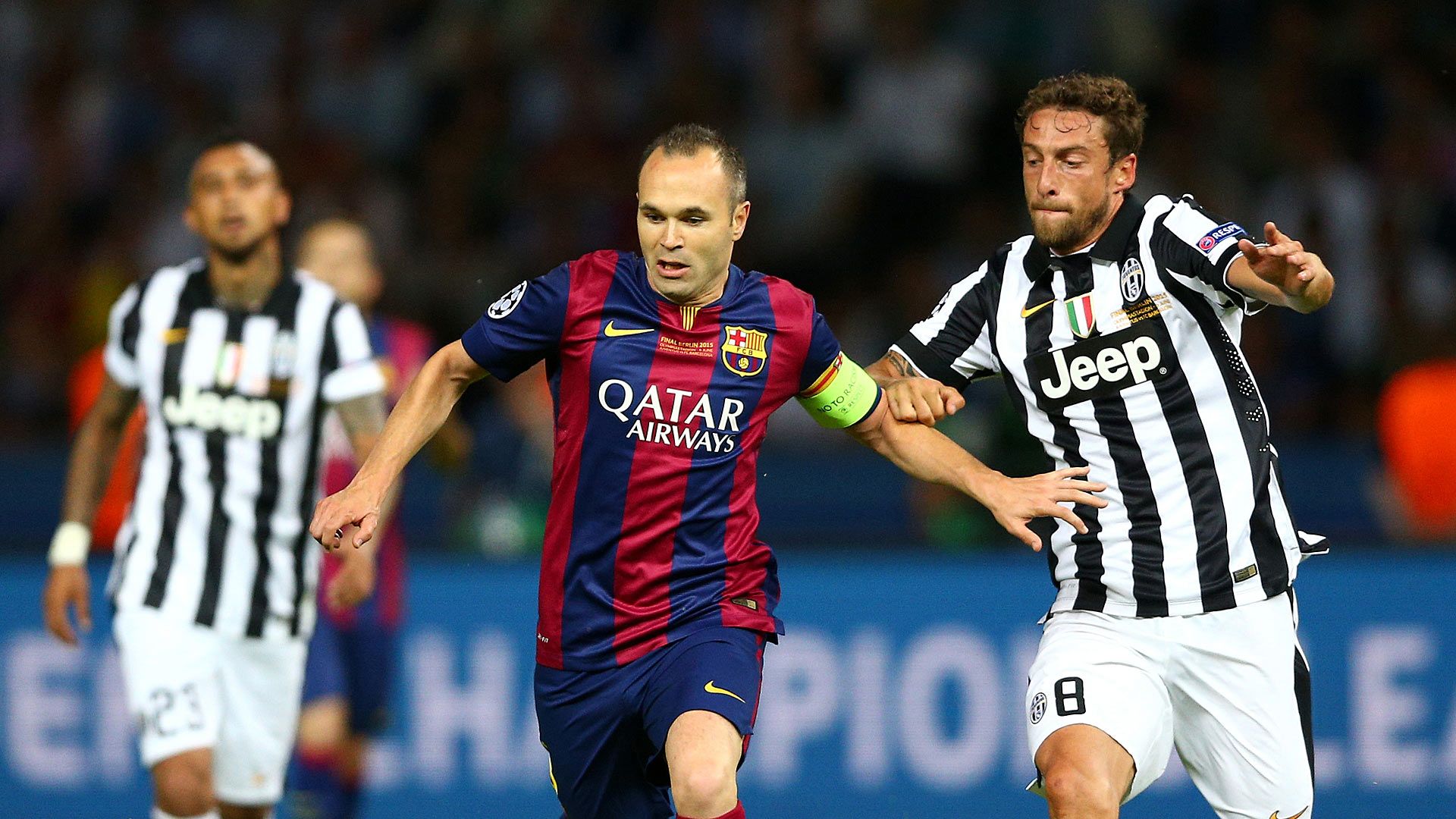 Andres Iniesta Claudio Marchisio FC Barcelona Juventus Turin Champions League 06062015