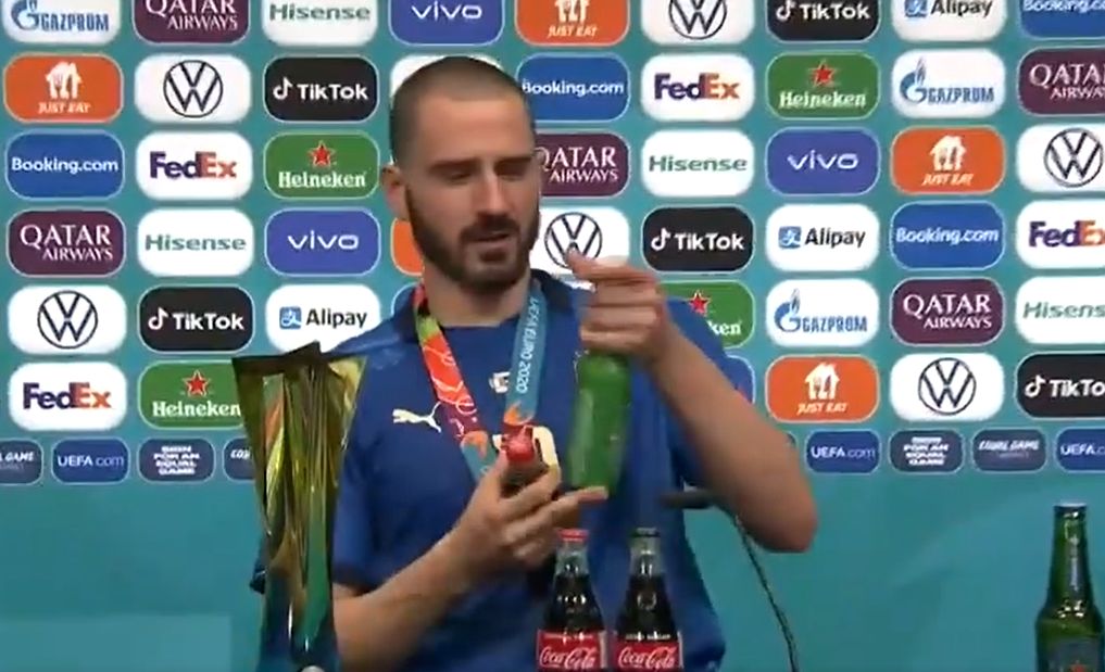 Leonardo Bonucci Heineken Cola Euro 2020