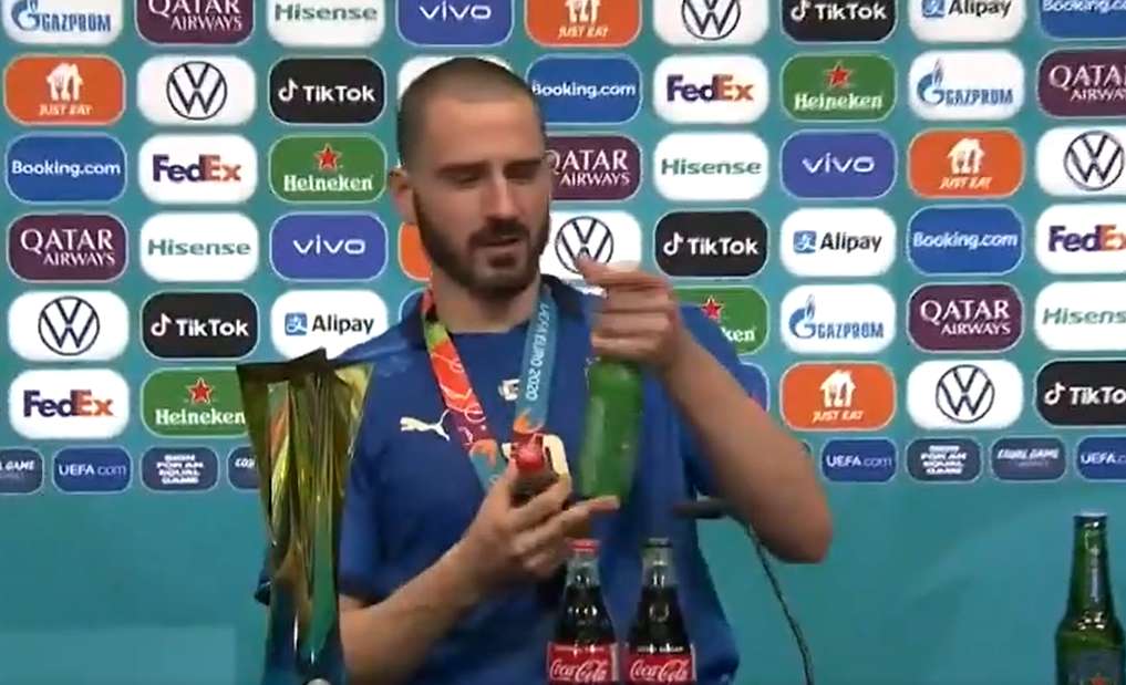 Leonardo Bonucci Heineken Cola Euro 2020