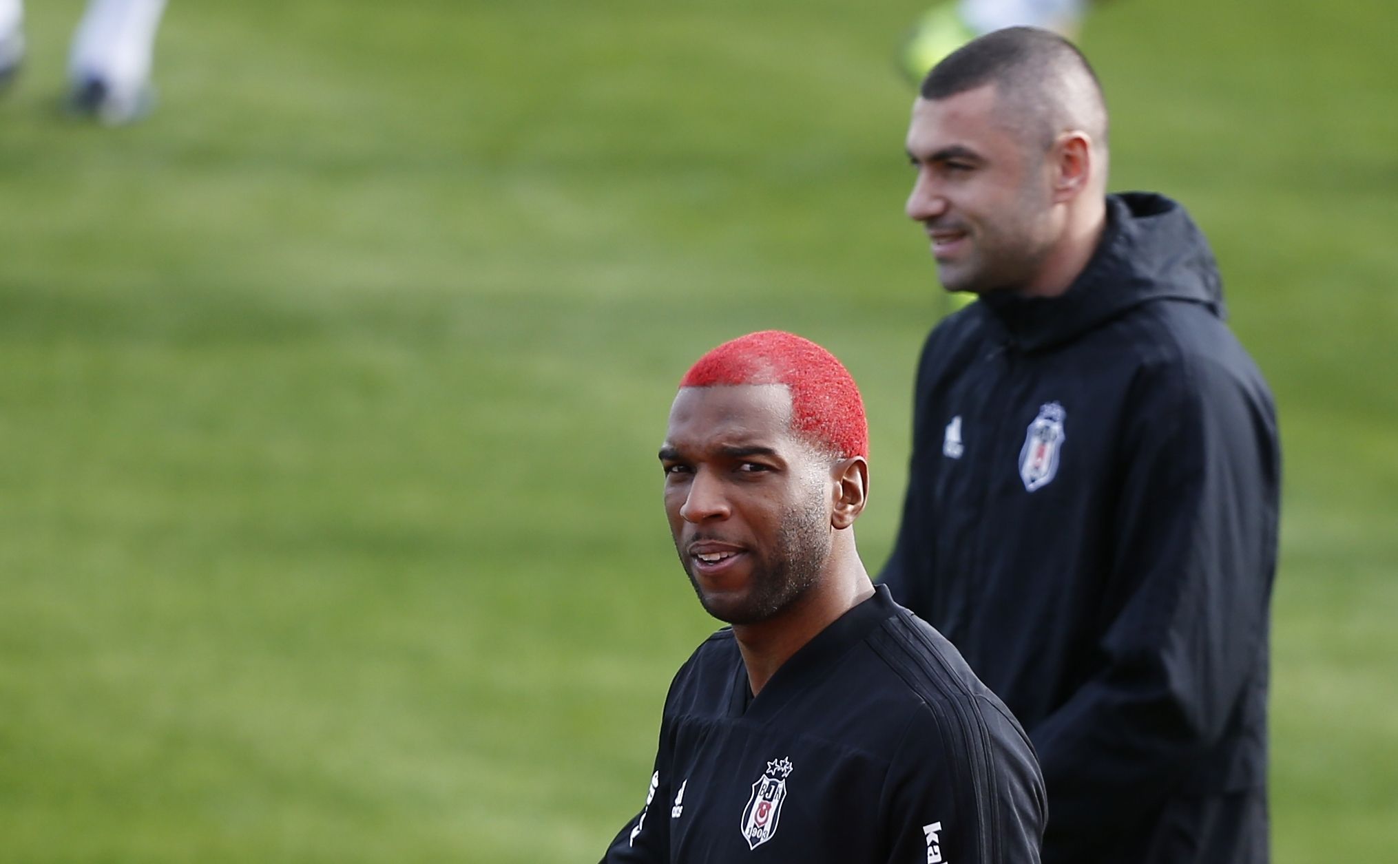 Ryan Babel Burak Yilmaz Besiktas Training