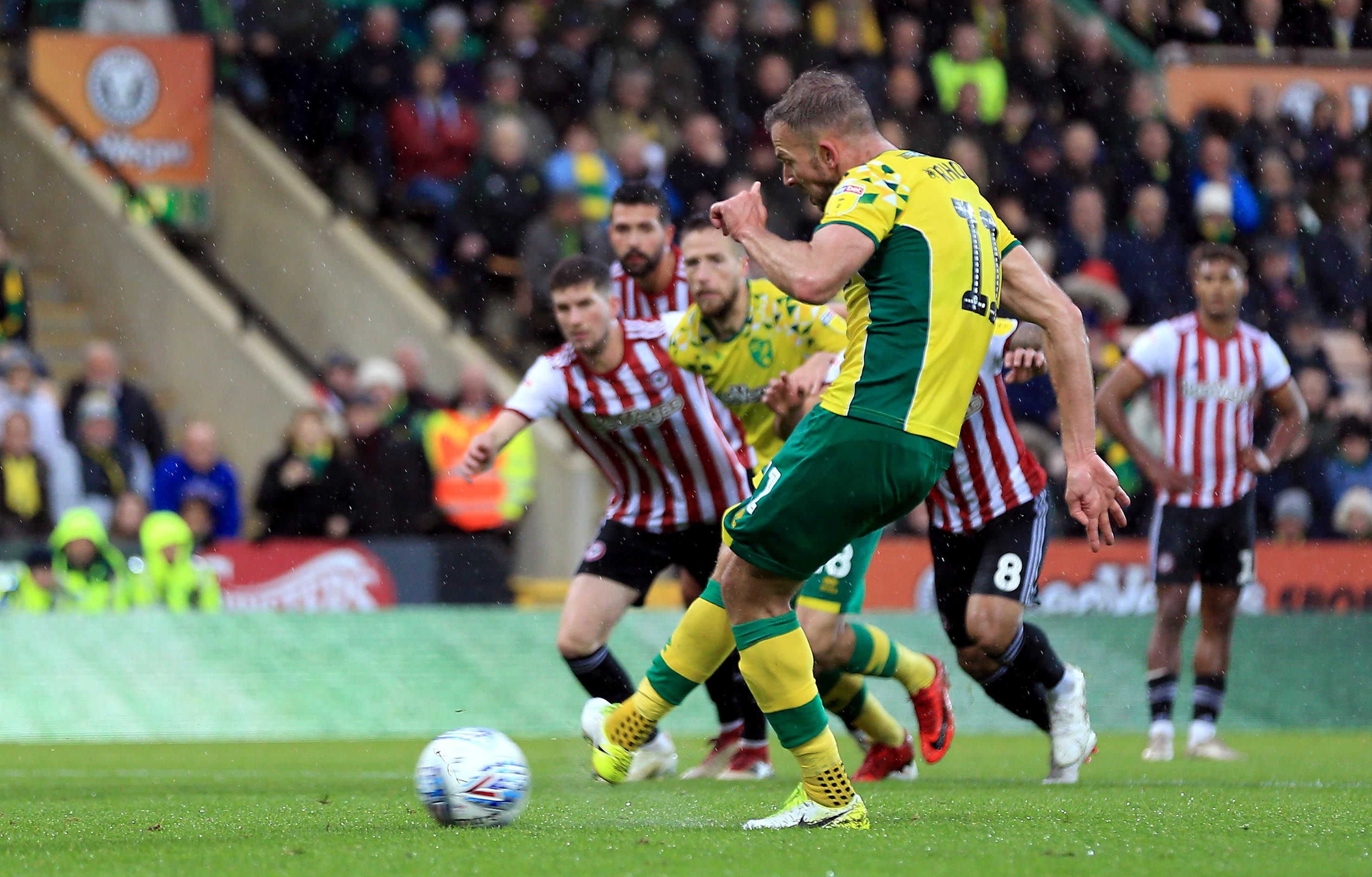 Jordan Rhodes Norwich City vs Brentford