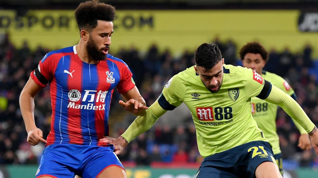 Andros Townsend Crystal Palace Diego Rico Bournemouth