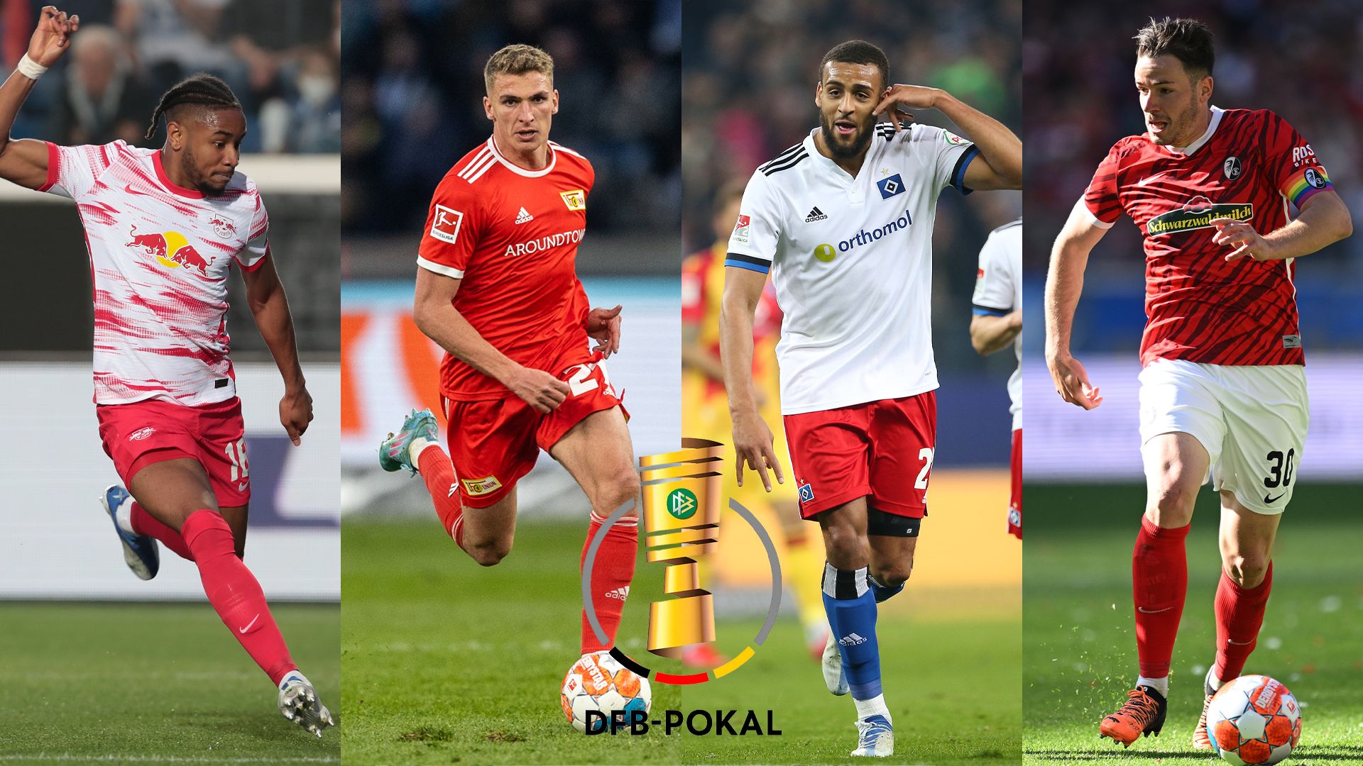 RB Leipzig Union Berlin HSV Hamburger SV SC Freiburg DFB Pokal Halbfinale