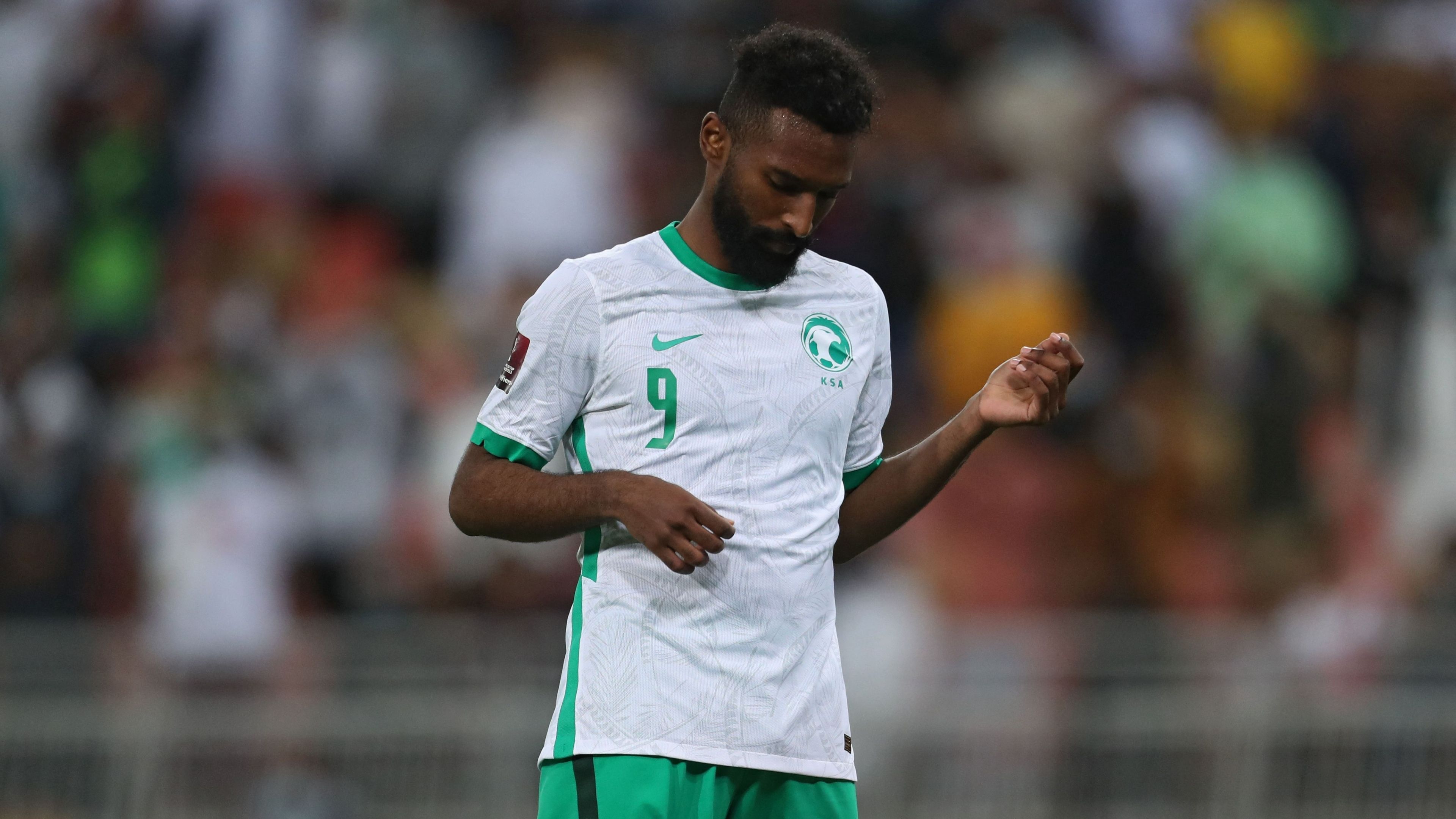 Saudi Arabia's forward Firas al-Buraikan