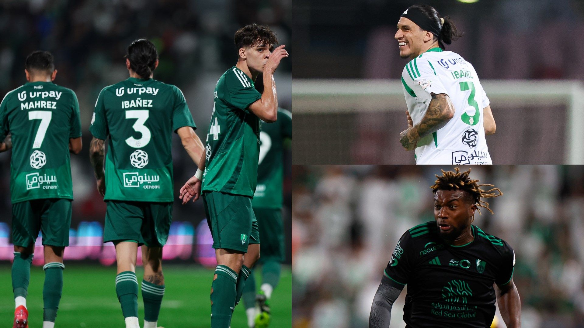 Al Ahli Roger Ibanez Allan Saint-Maximin 