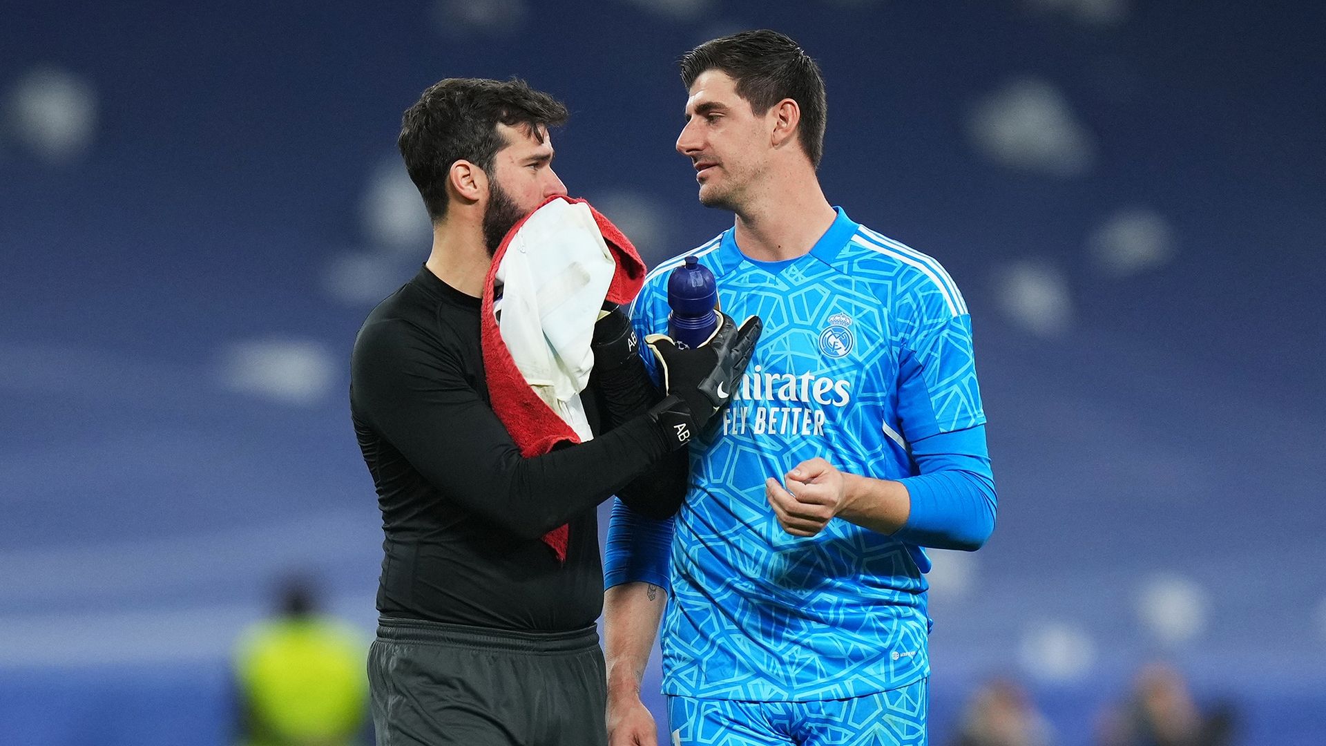 Alisson Thibaut Courtois Liverpool Real Madrid Champions League 2022-23