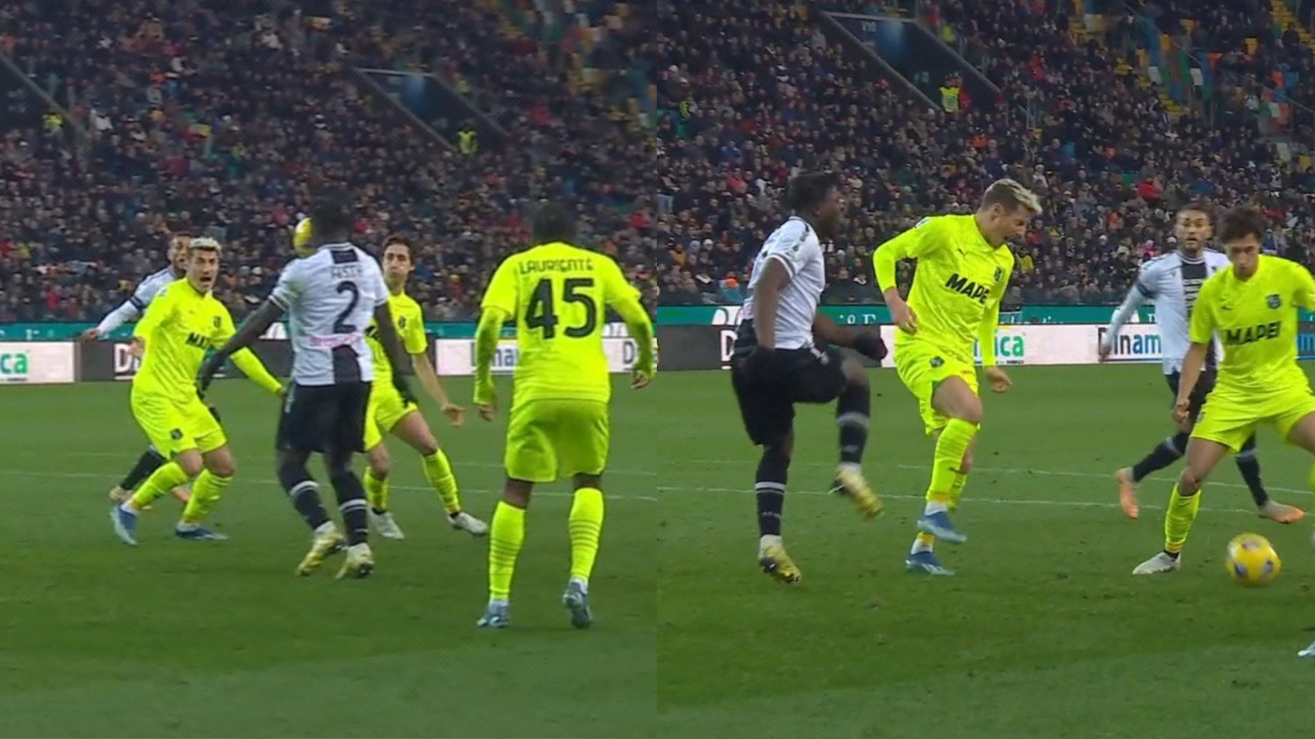 Ebosele Udinese Sassuolo