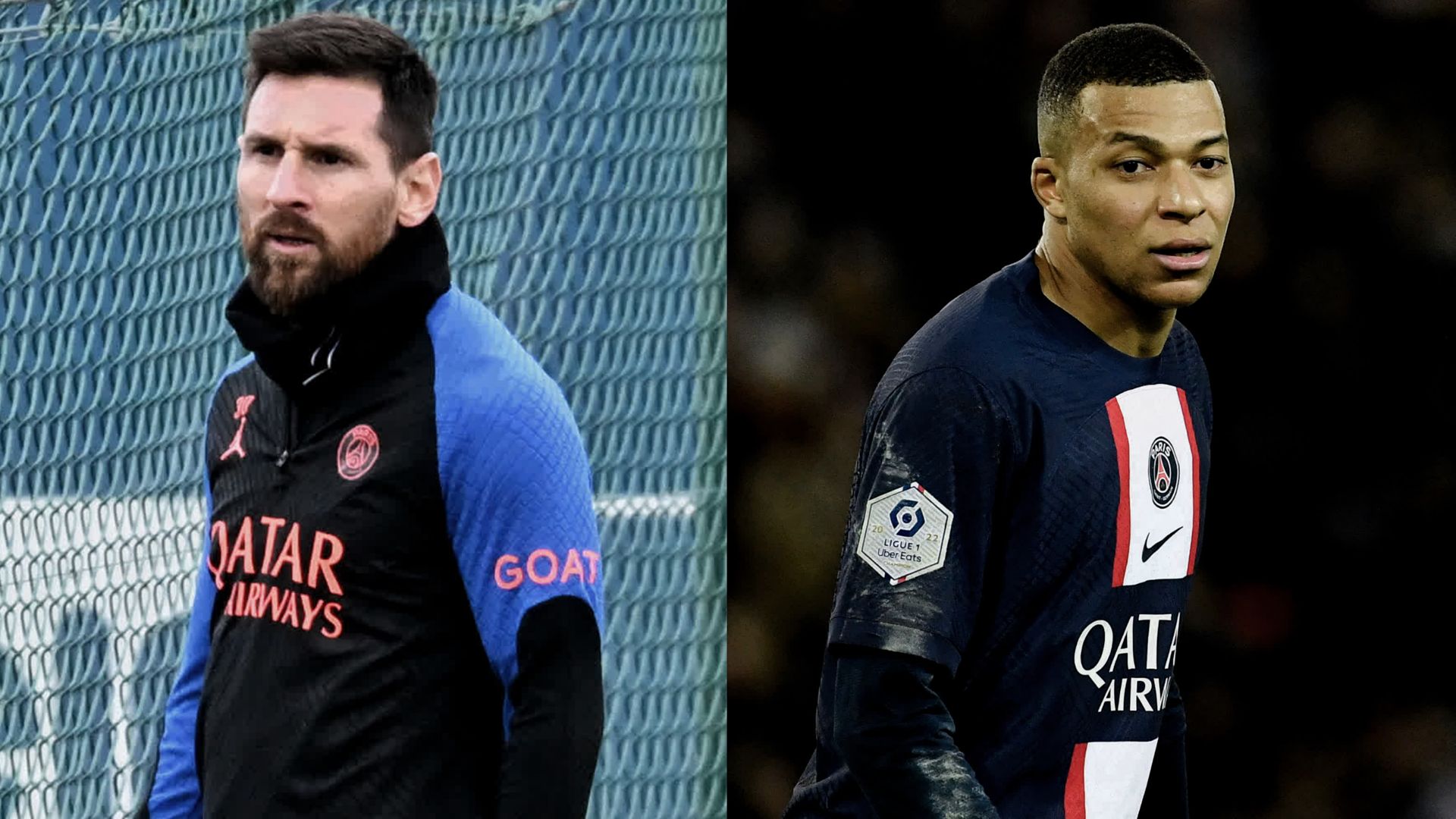 Messi-Mbappe split 