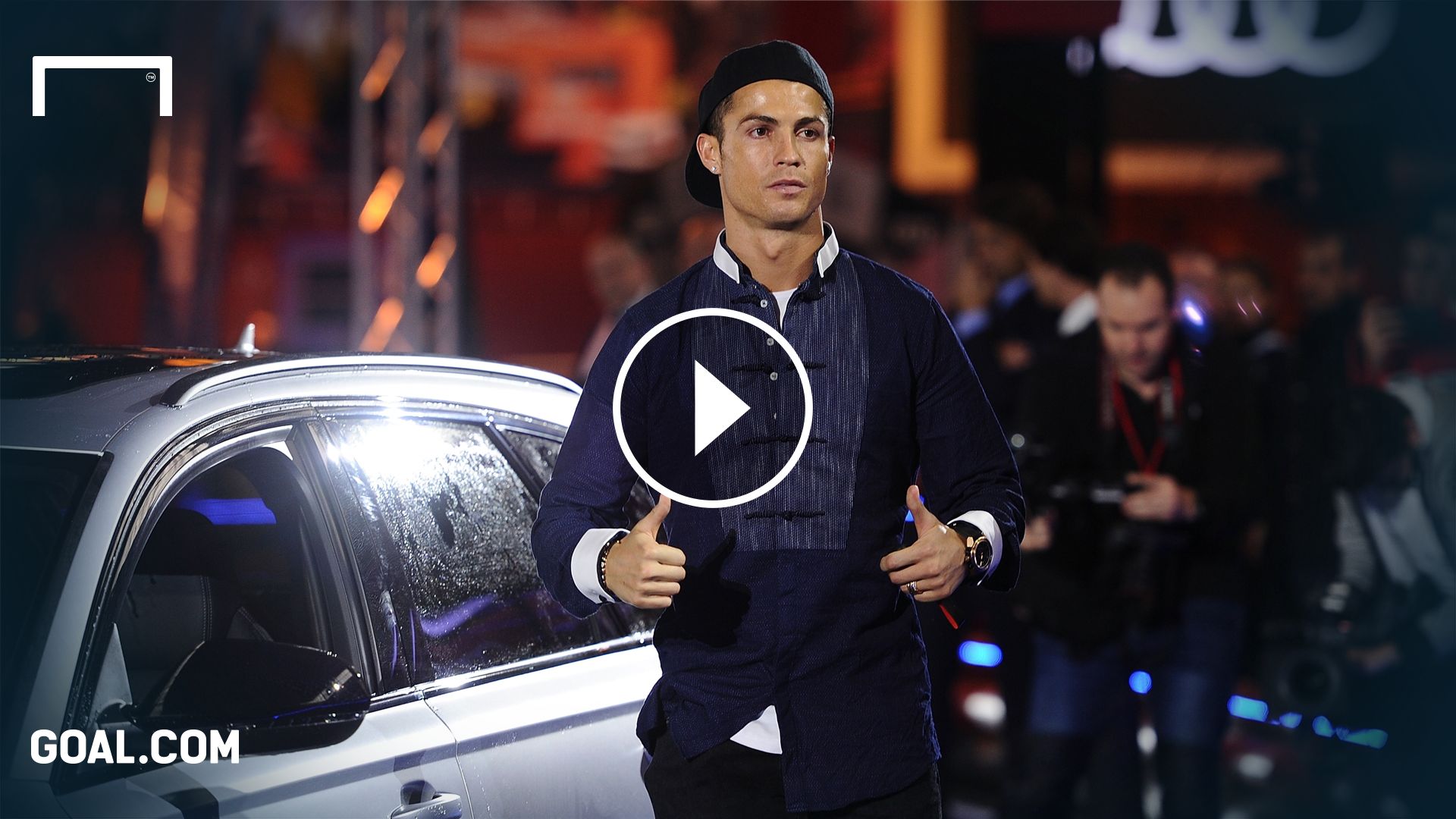 RONALDO CAR PLAYBUTTON