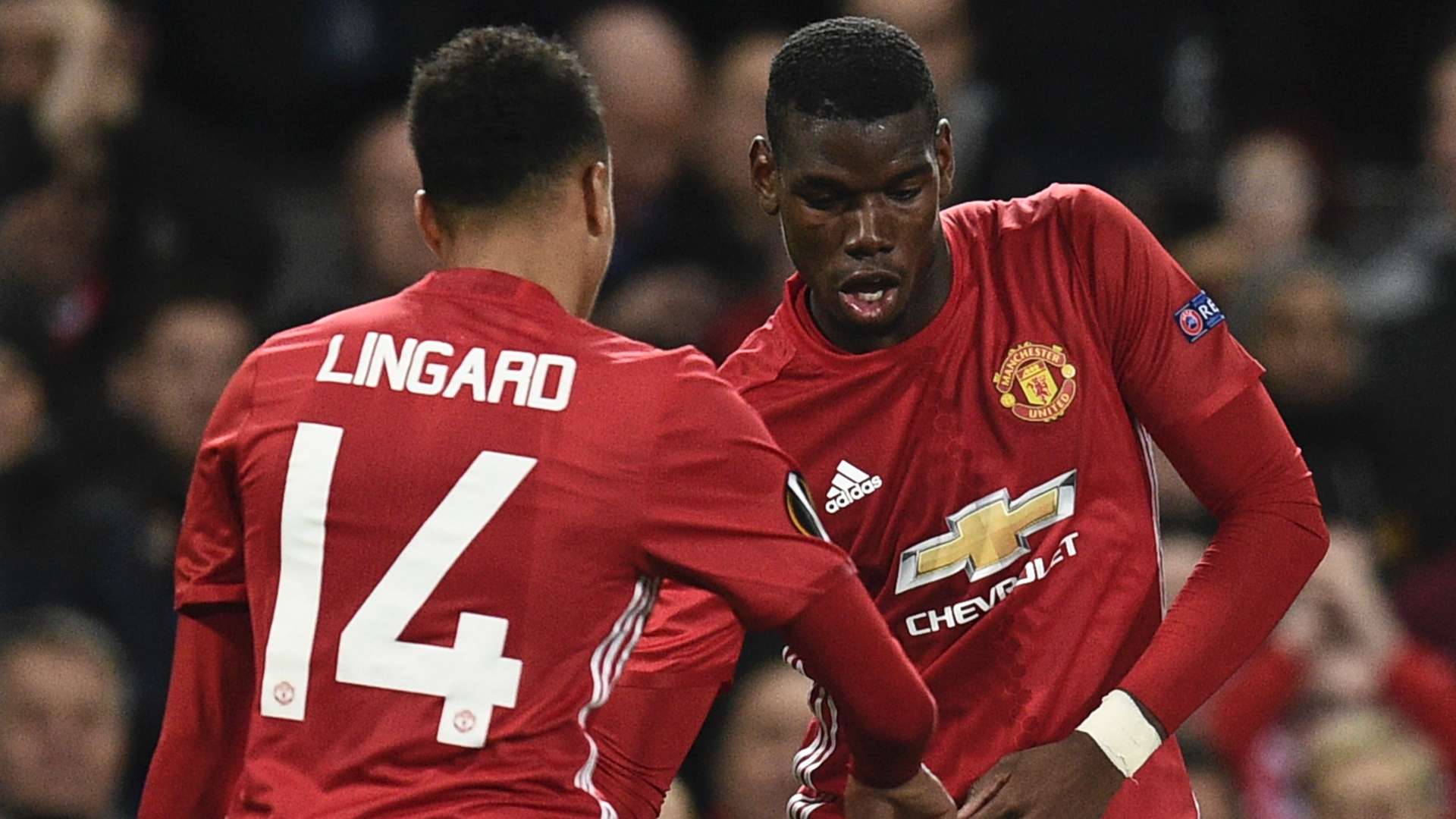 Paul Pogba Jesse Lingard Manchester United