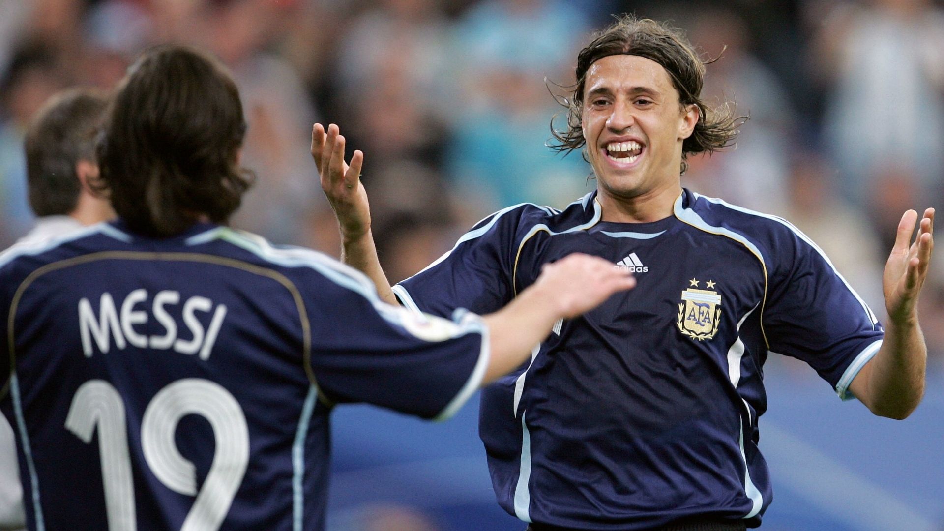 Argentina 2006 Hernan Crespo Lionel Messi