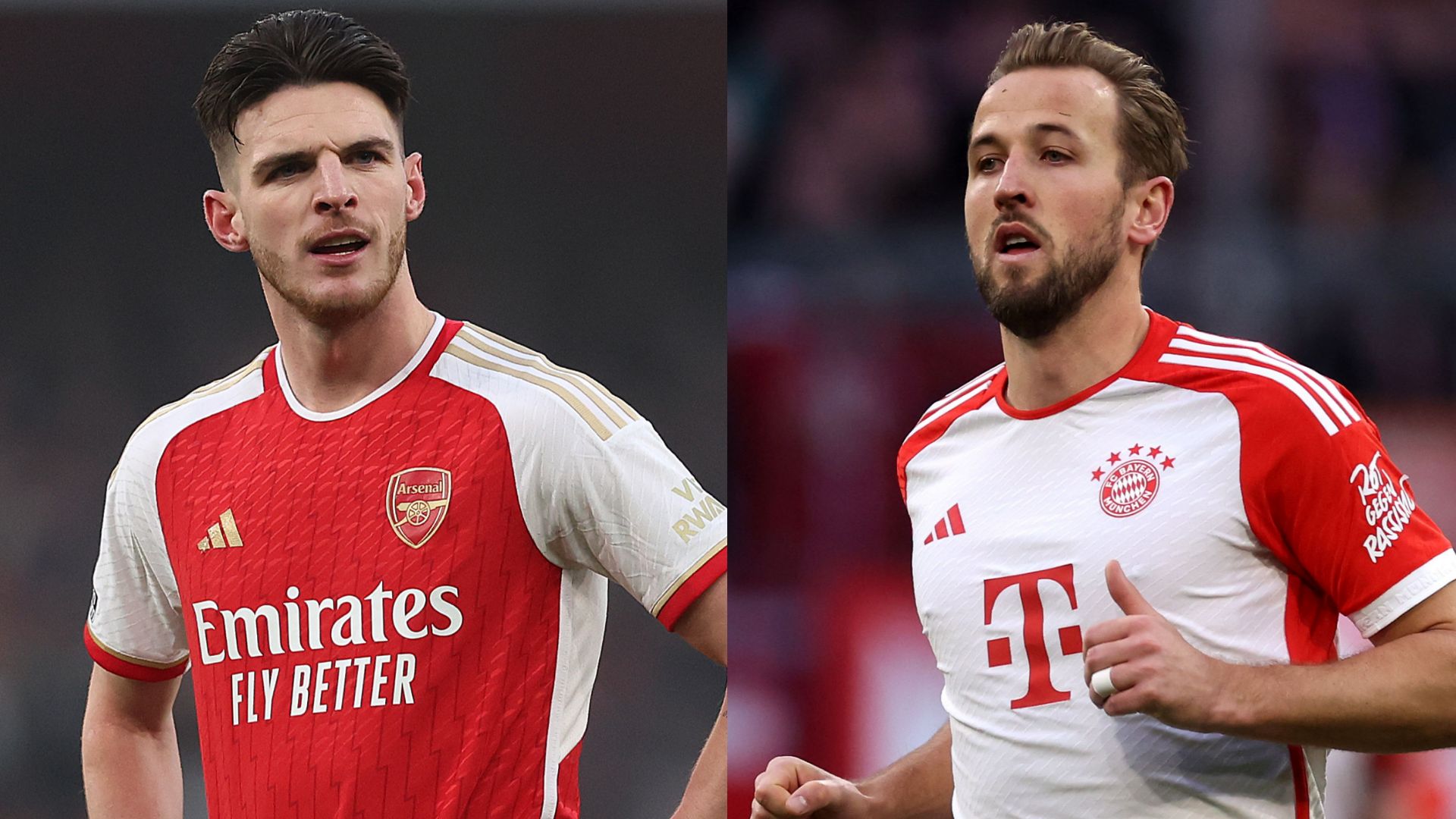 Declan Rice Harry Kane 2023-24