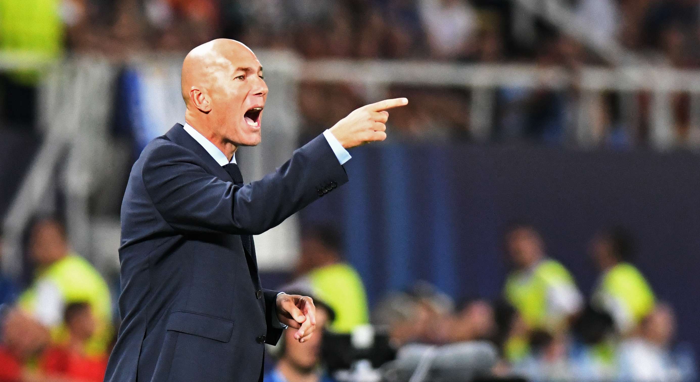 Zinedine Zidane Real Madrid Manchester United UEFA Super Cup