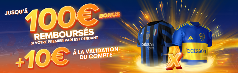bonus bienvenue betsson