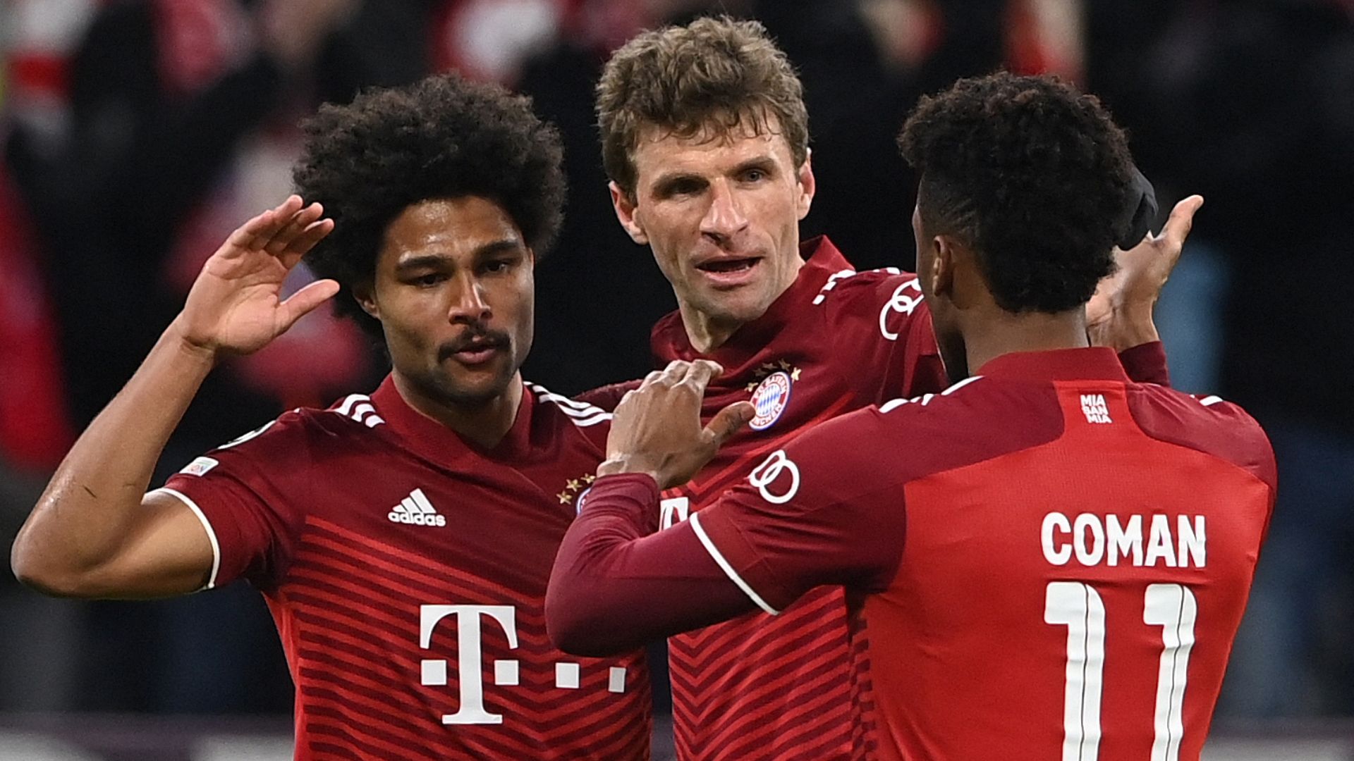 Gnabry Coman Muller Bayern Monaco