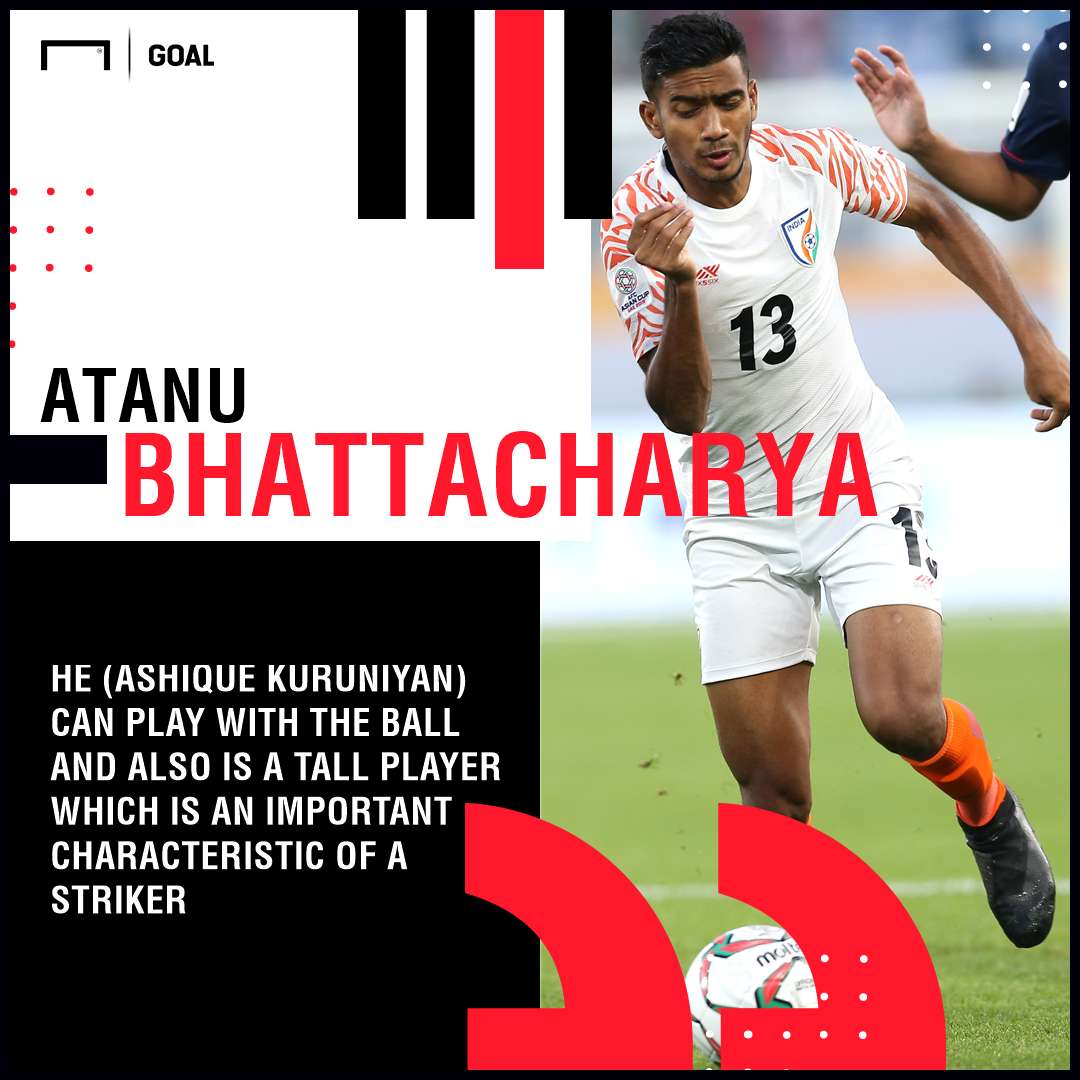 GFX Quote Atanu Bhattacharya on Ashique Kuruniyan India AFC Asian Cup 2019