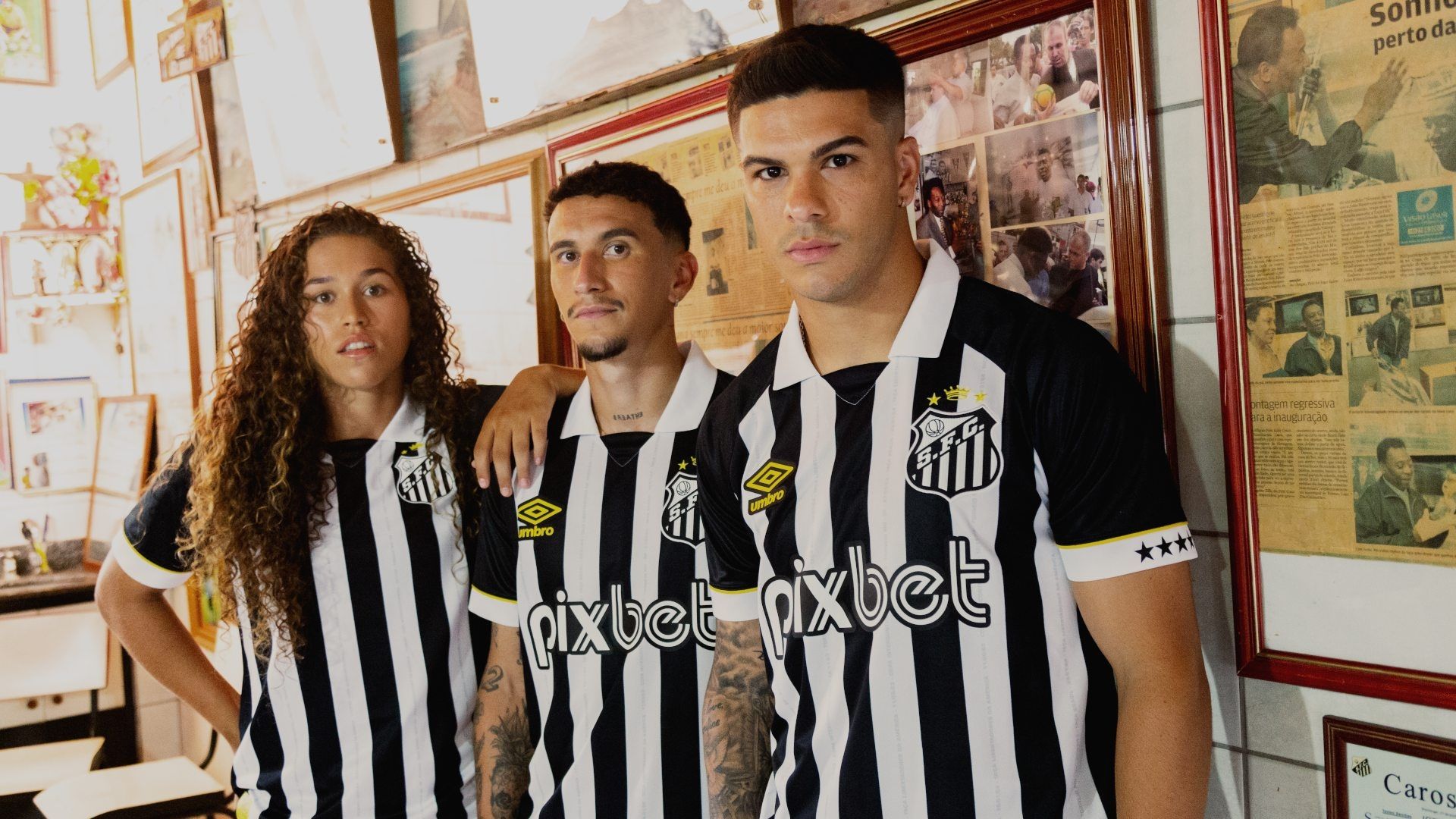 Nova camisa reserva do Santos, 2023