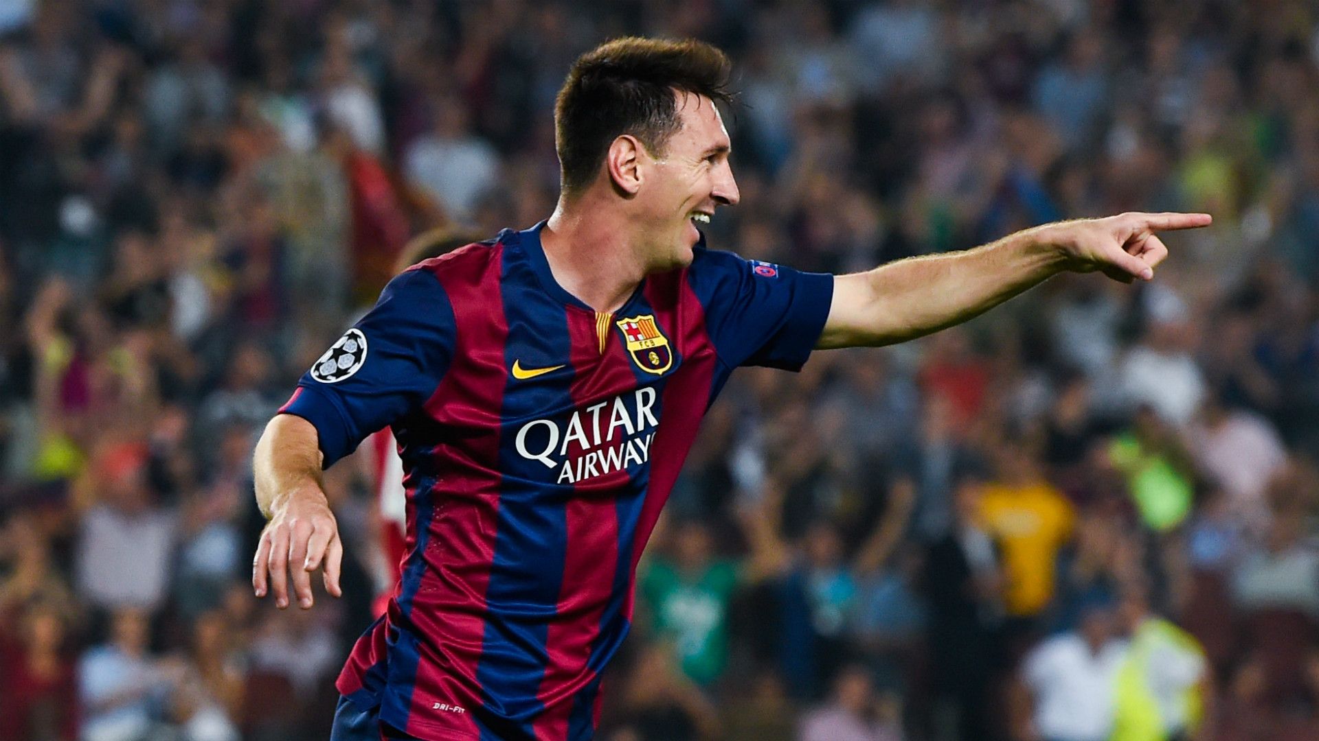 Lionel Messi Barcelona Ajax UEFA Champions League 10212014