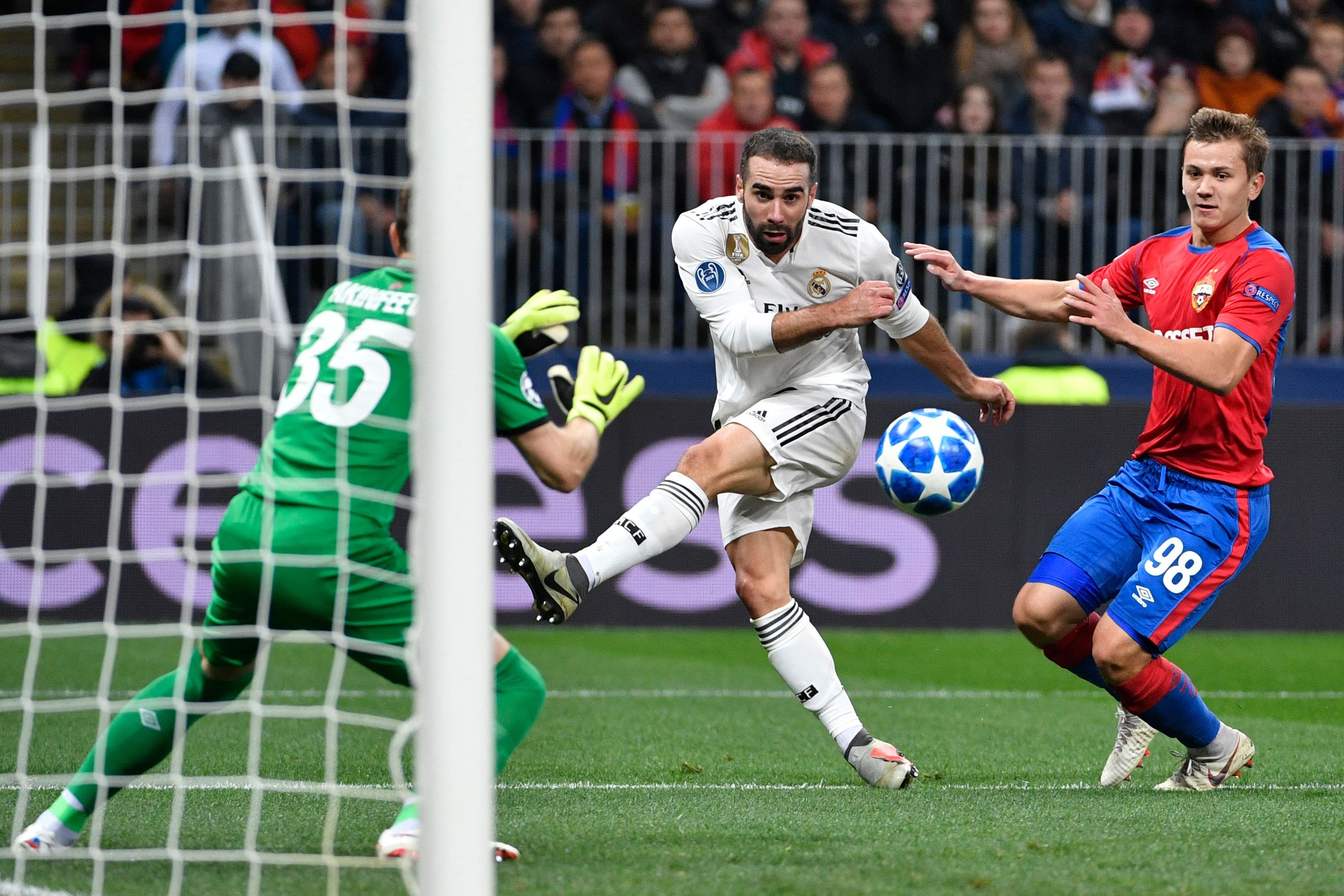 DANI CARVAJAL CSKA MOSCU REAL MADRID CHAMPIONS LEAGUE