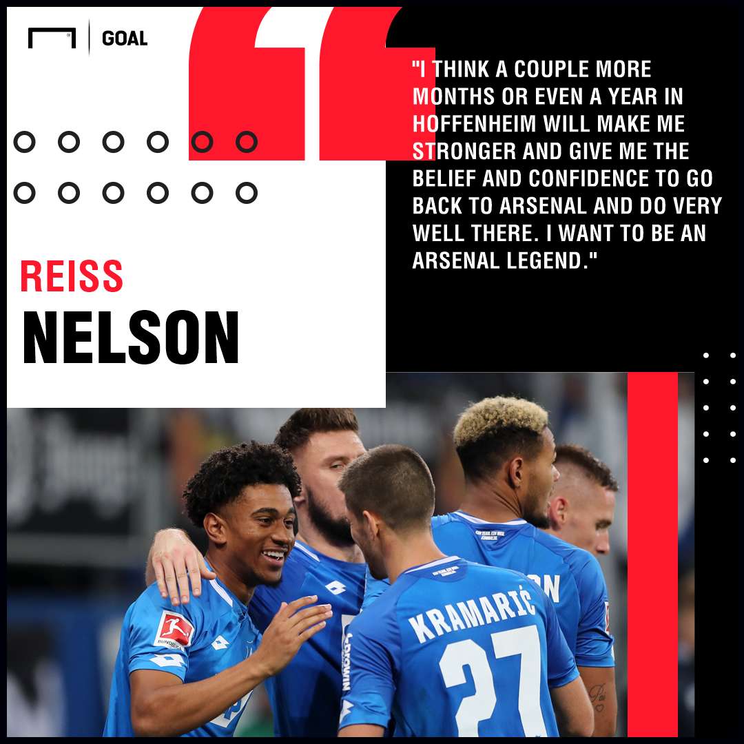 Reiss Nelson Hoffenheim Arsenal PS