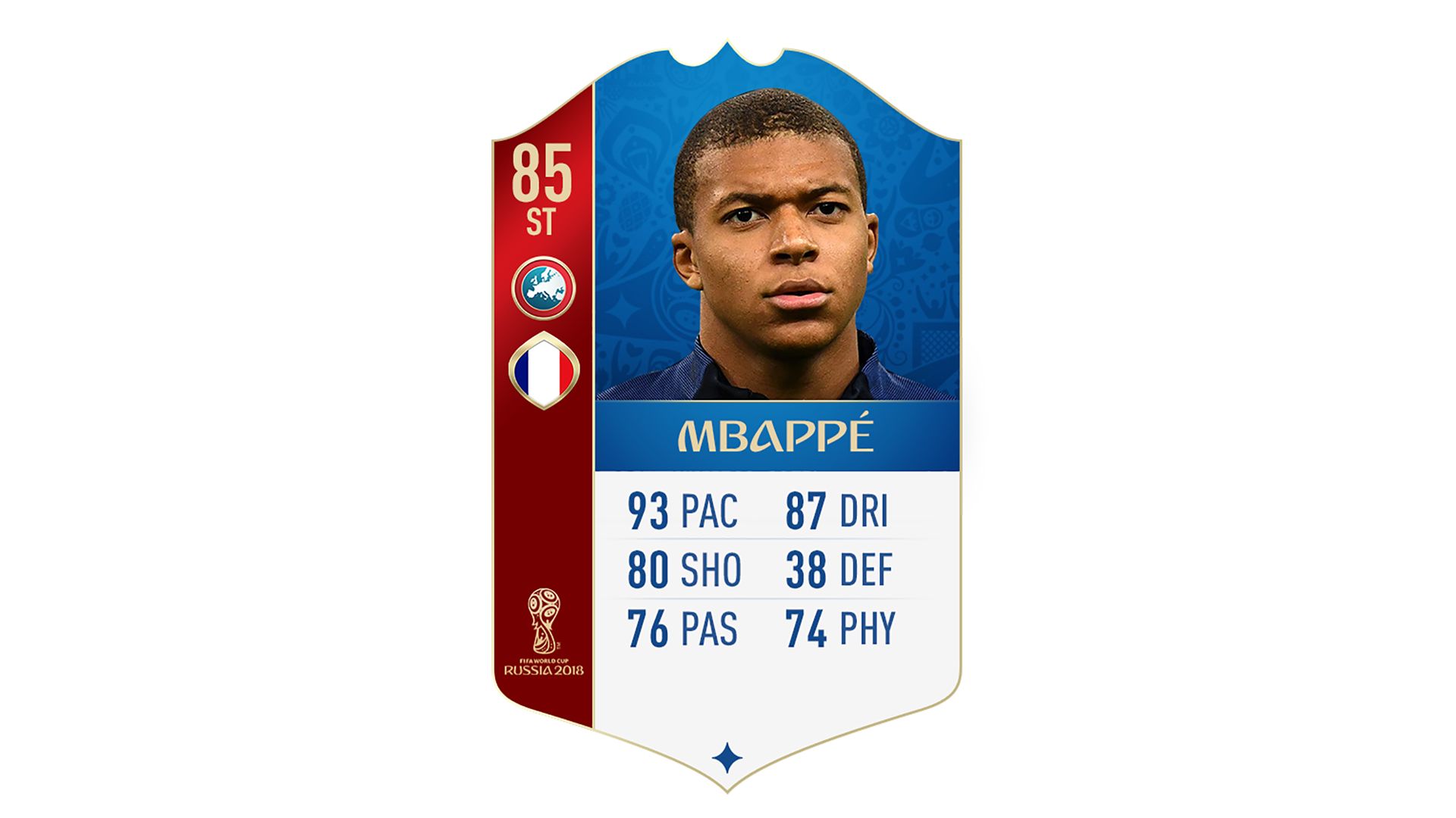 FIFA 18 World Cup France Mbappe