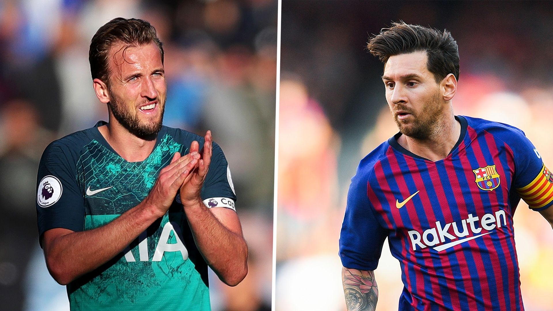 Harry Kane, Lionel Messi