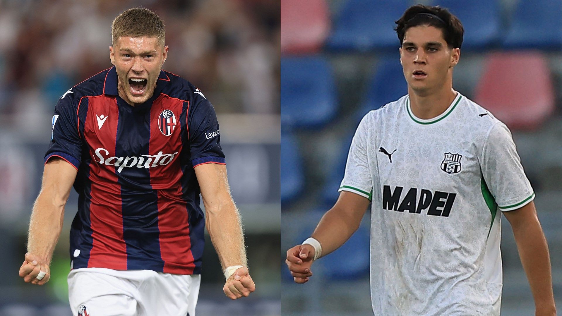 Dovbyk Adzic Bologna Sassuolo