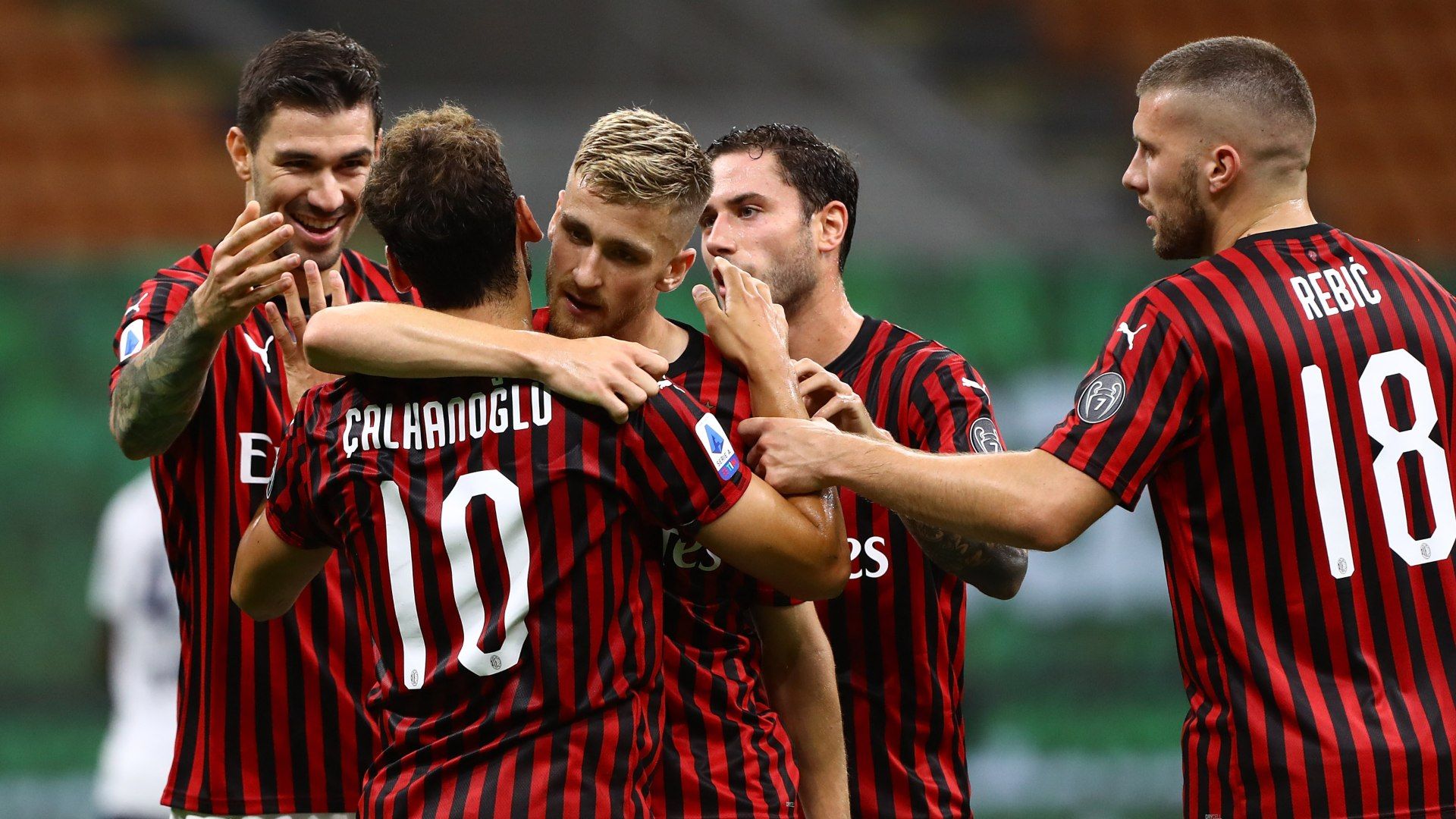 Hakan Calhanoglu Milan Bologna Serie A