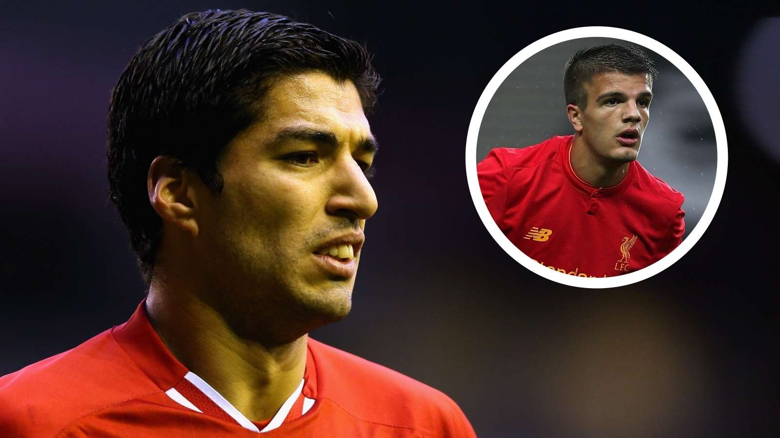 Luis Suarez Tom Brewitt Liverpool