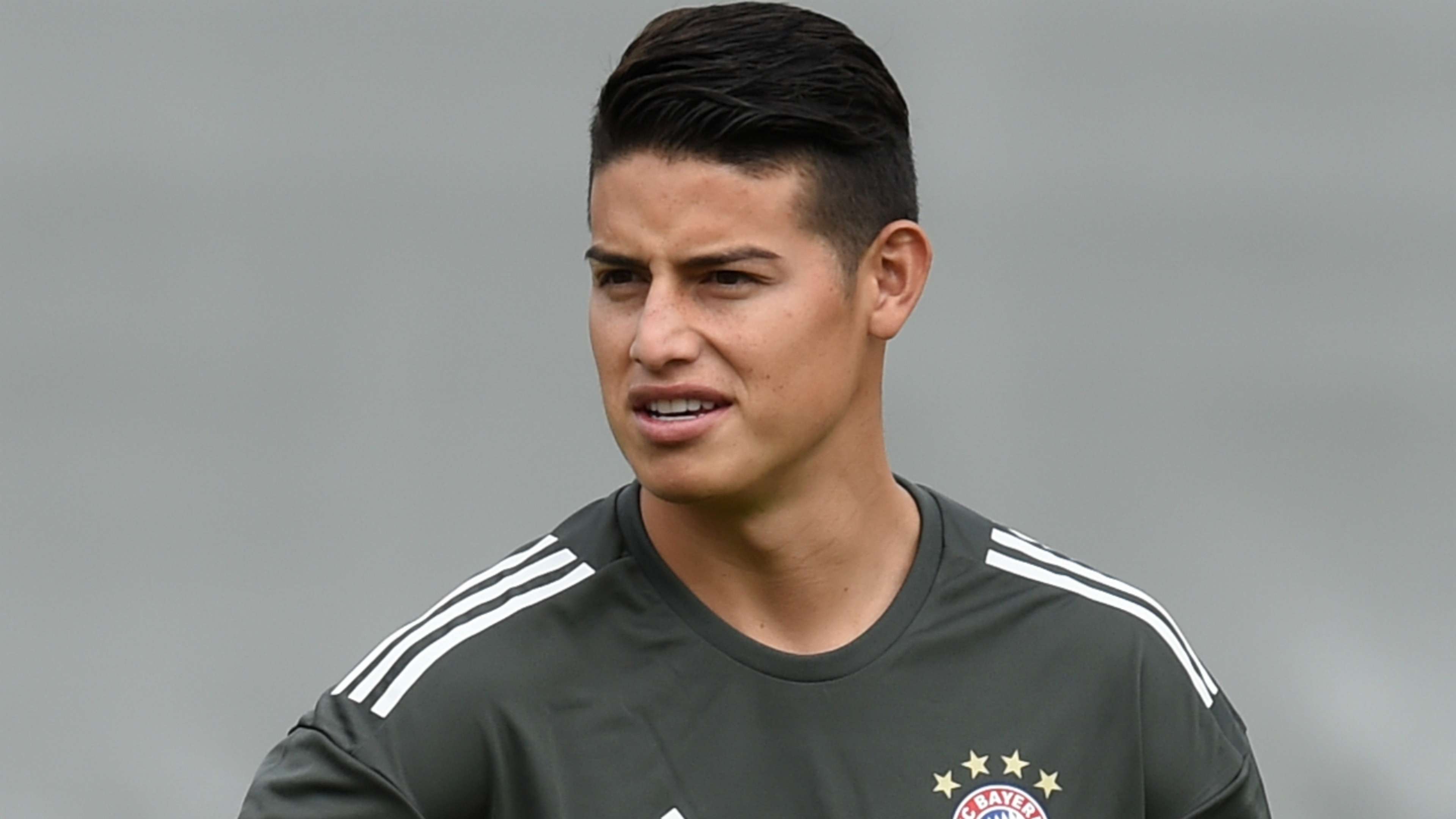 James Rodriguez Bayern Muenchen Training And Press Conference 11092017