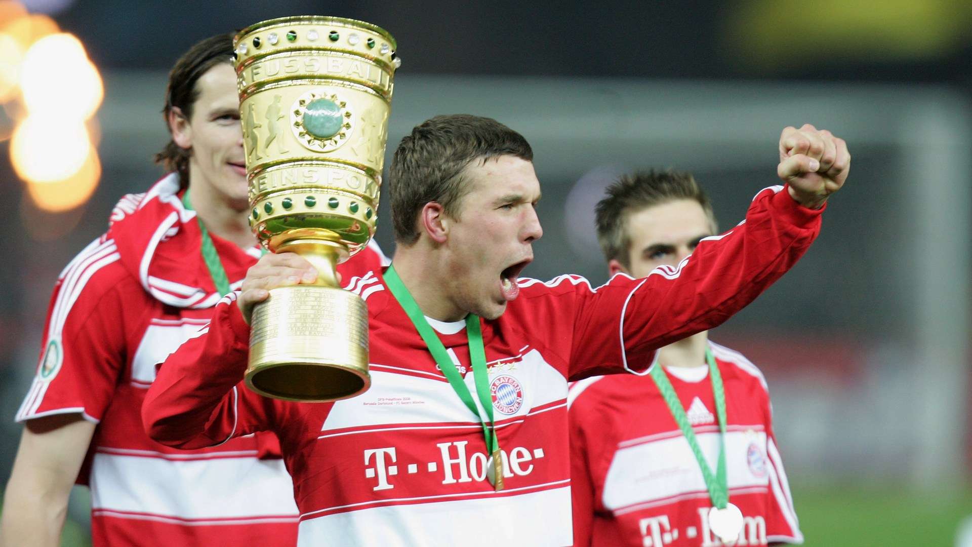 Lukas Podolski Bayern Munich German Cup DFB 04192008