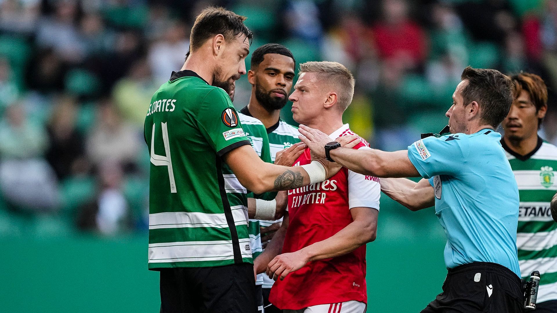 Sebastian Coates Zinchenko Arsenal Sporting CP 2022-23