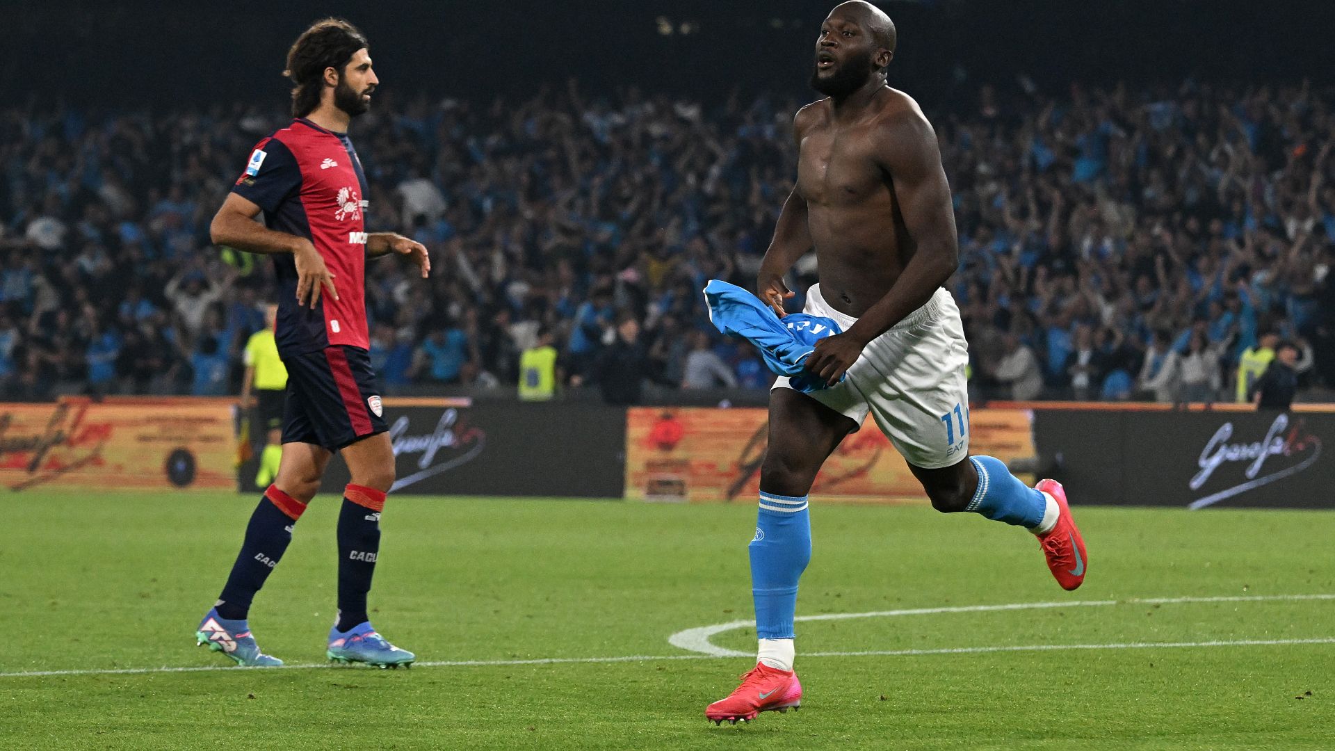 Lukaku Napoli Cagliari Serie A
