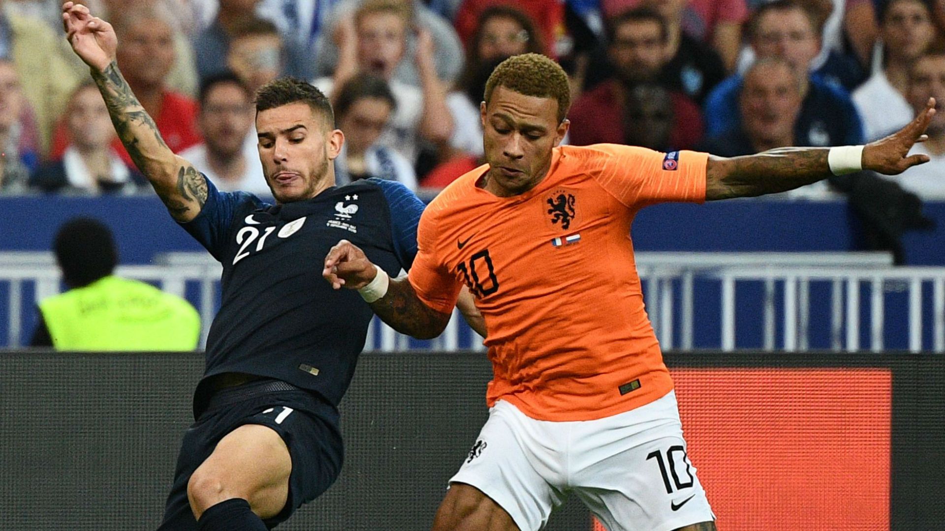 Lucas Hernandez Memphis Depay France Netherlands Nations League 09092018