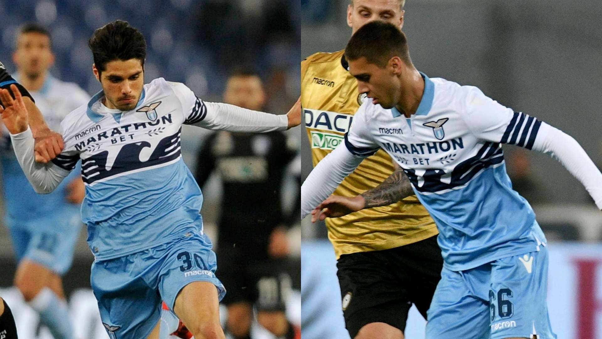 Pedro Neto Bruno Jordão collage Lazio Serie A