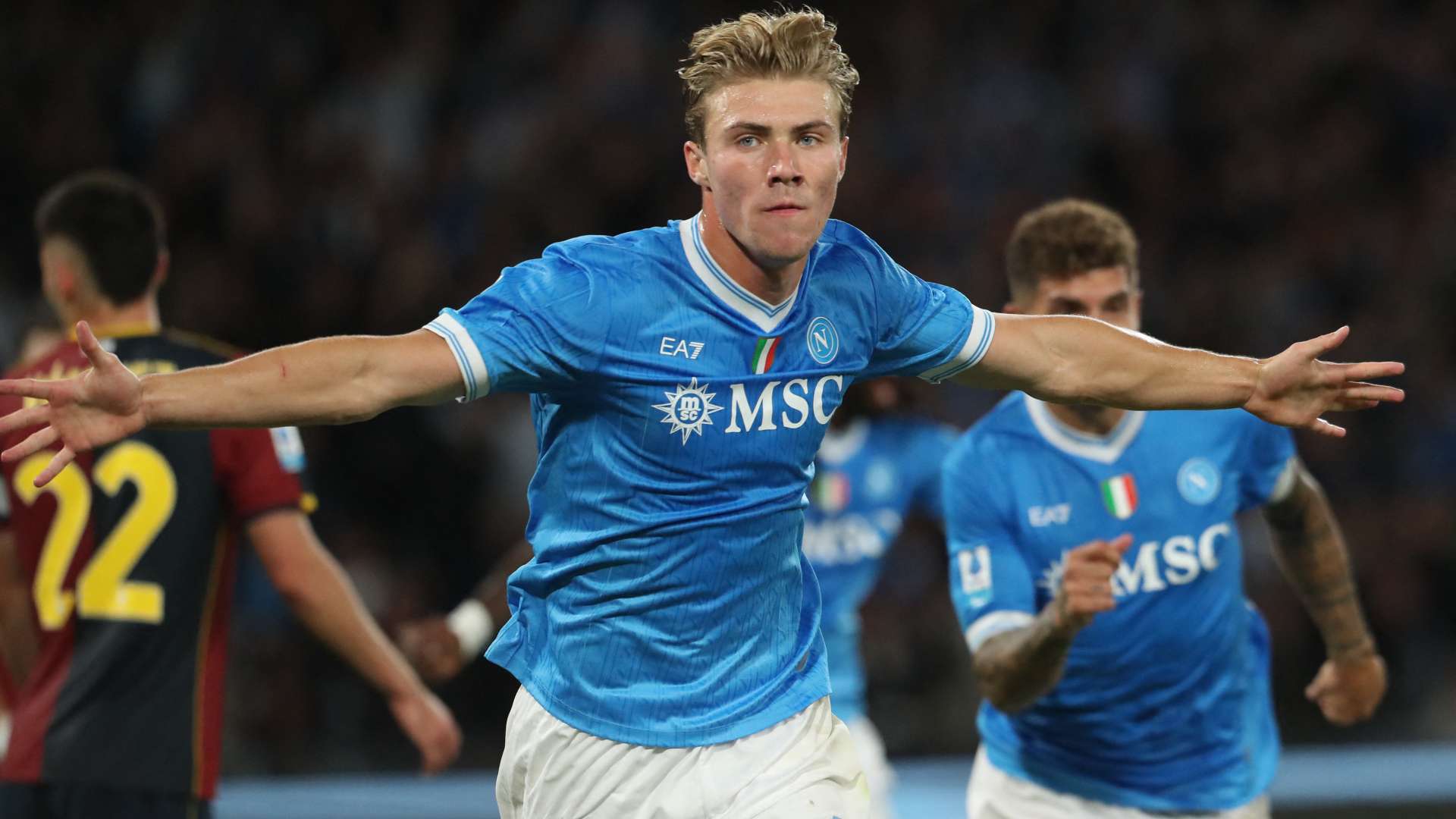 Hojlund Napoli Genoa Serie A