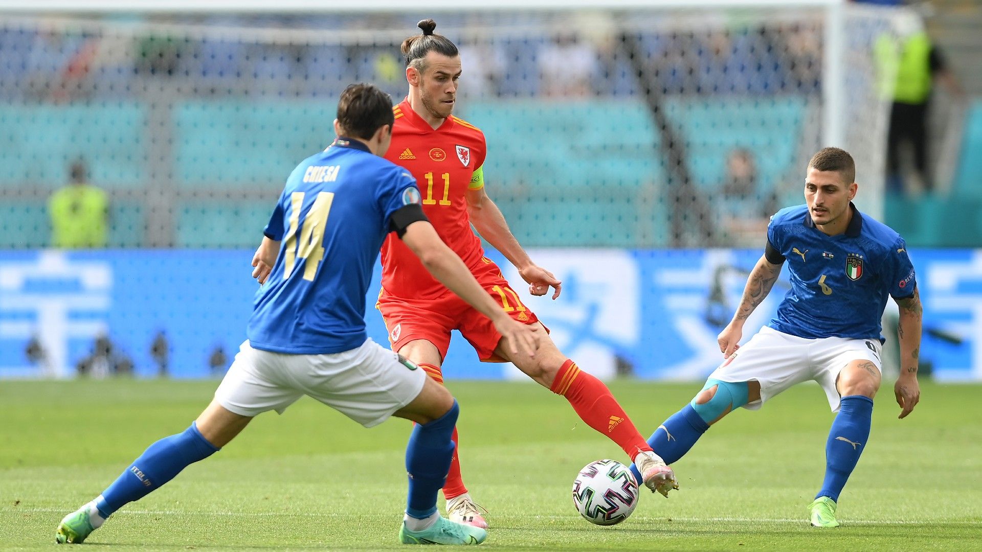 Gareth Bale Italy vs Wales Euro 2020