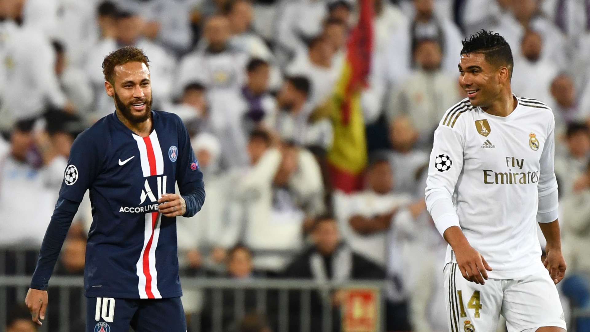 Real Madrid-PSG Neymar Casemiro