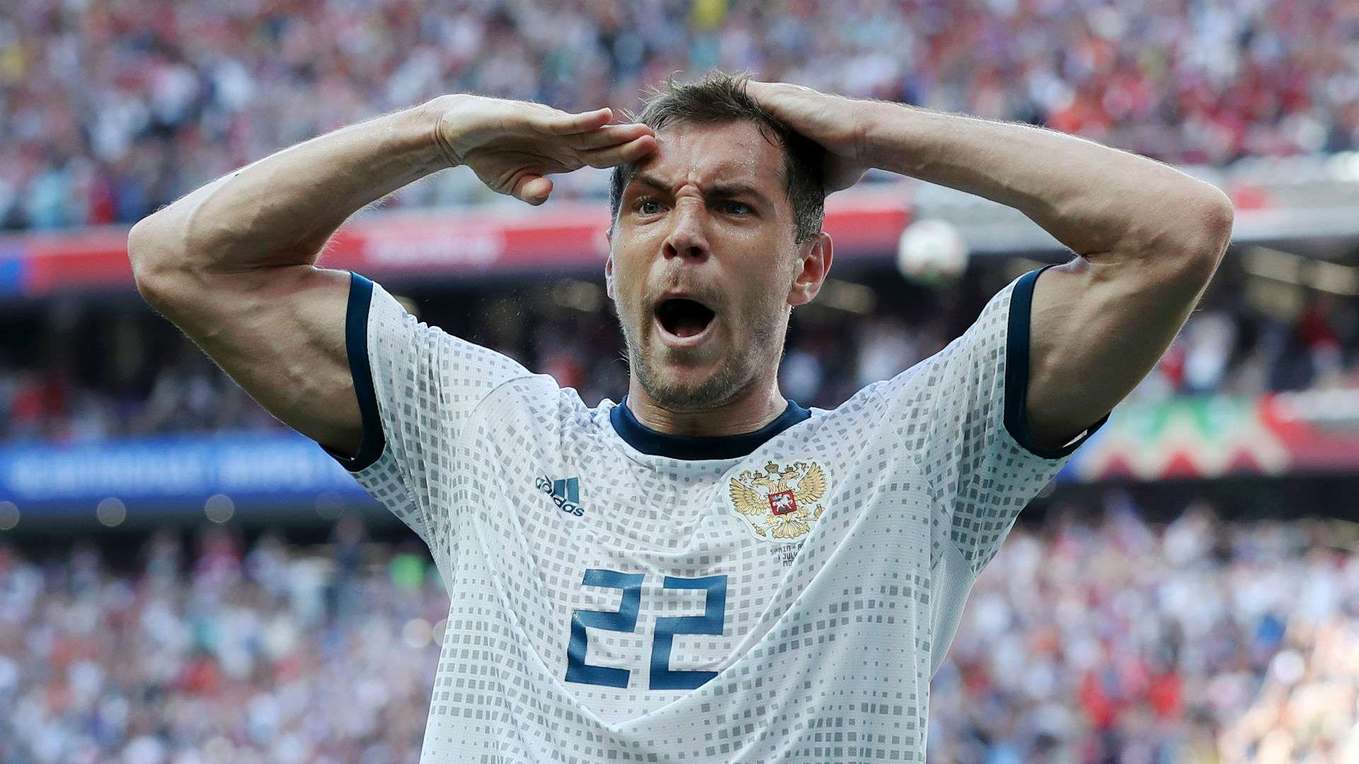 Artem Dzyuba Russia Spain