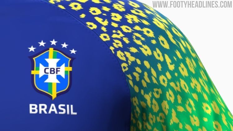 Suposta camisa 2 azul Brasil - Copa do Mundo 2022
