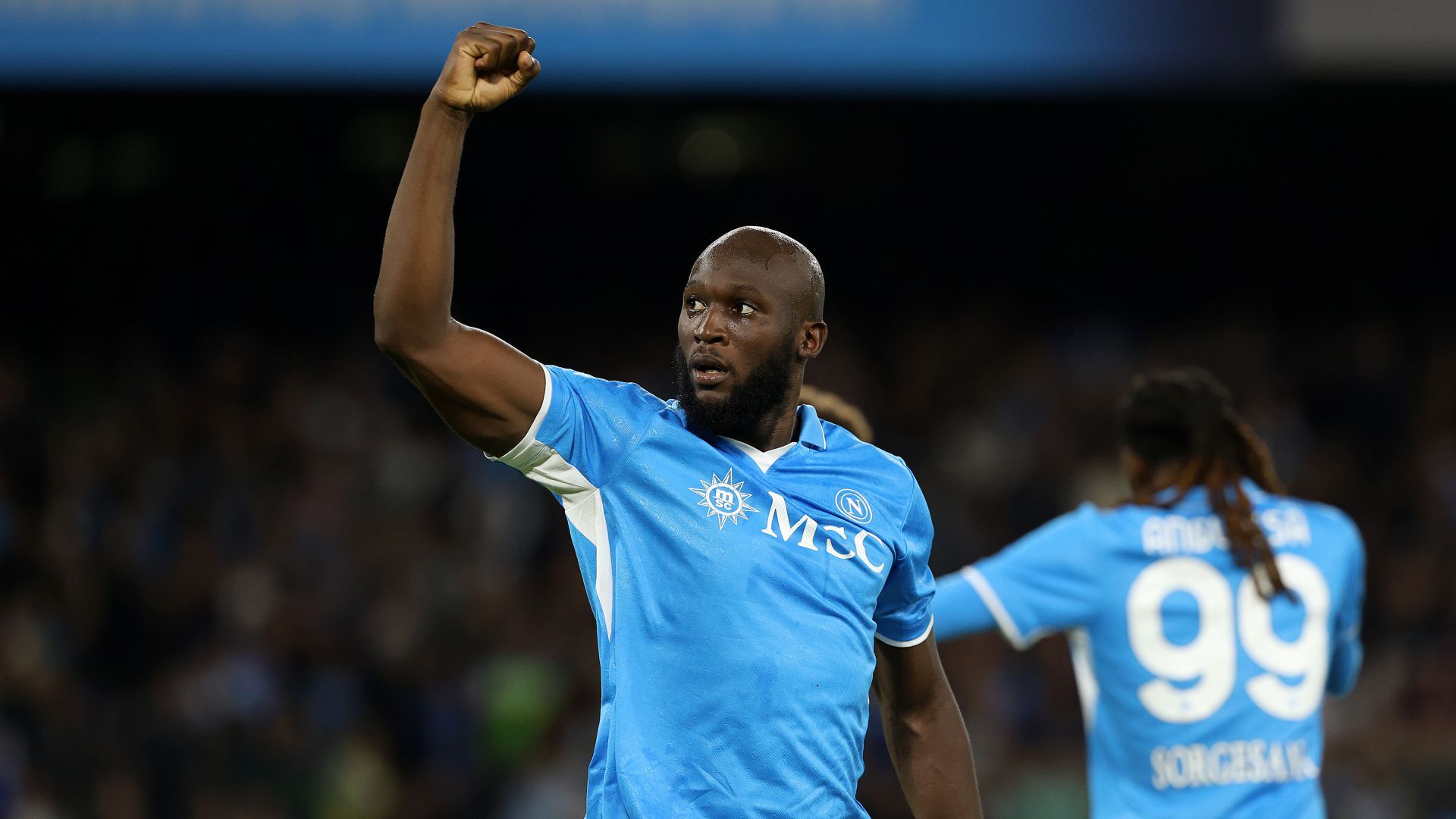 Romelu Lukaku Napoli Como Serie A