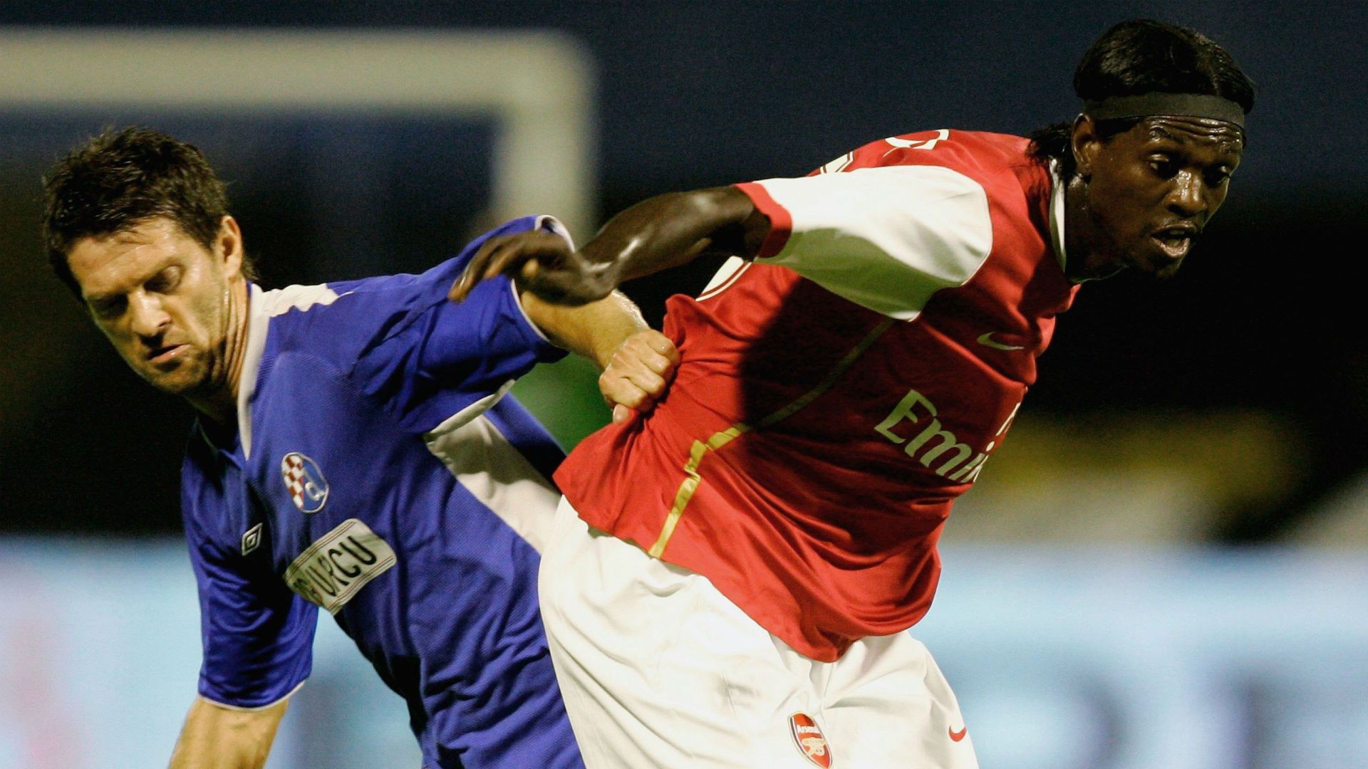 Champions League Dinamo Arsenal Davor Vugrinec Emmanuel Adebayor