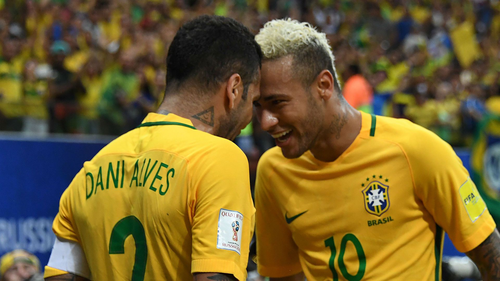 Dani Alves Neymar Brazil