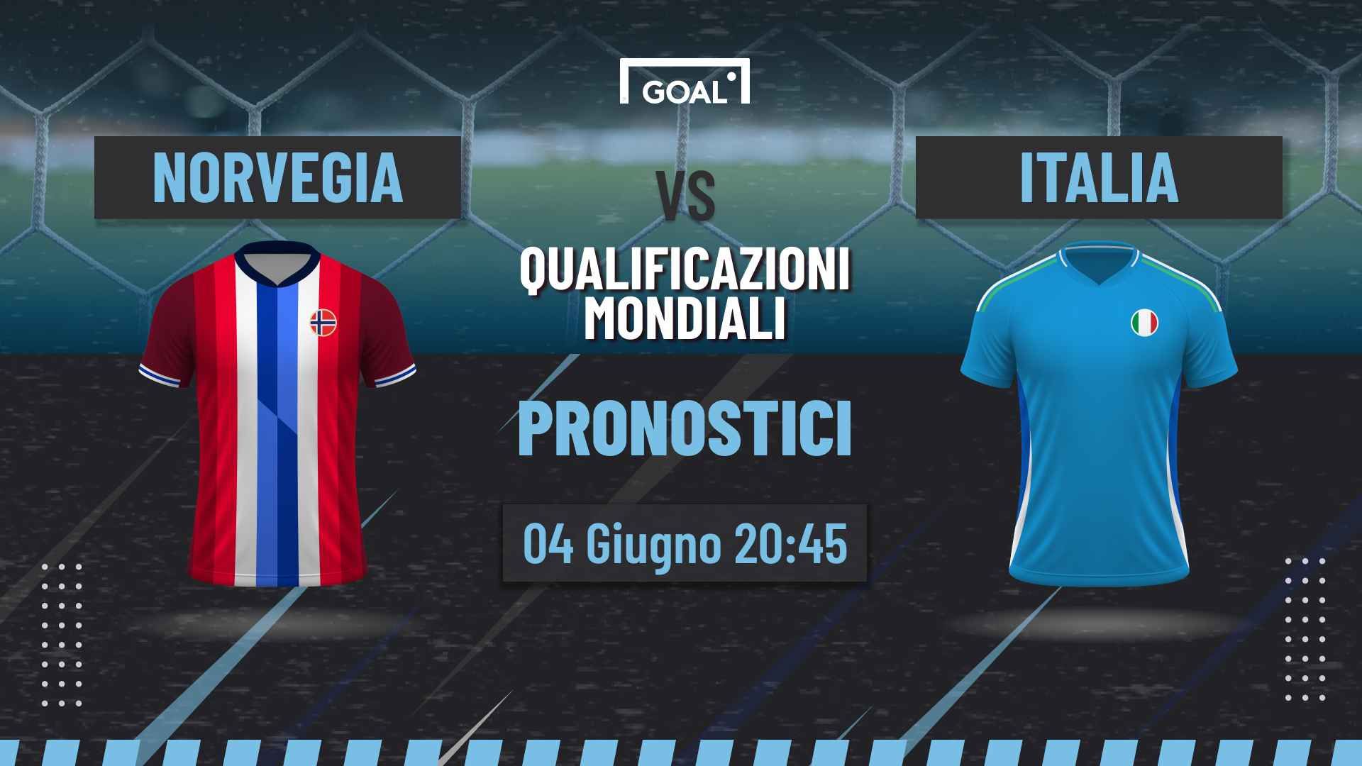 pronostici Norvegia - Italia