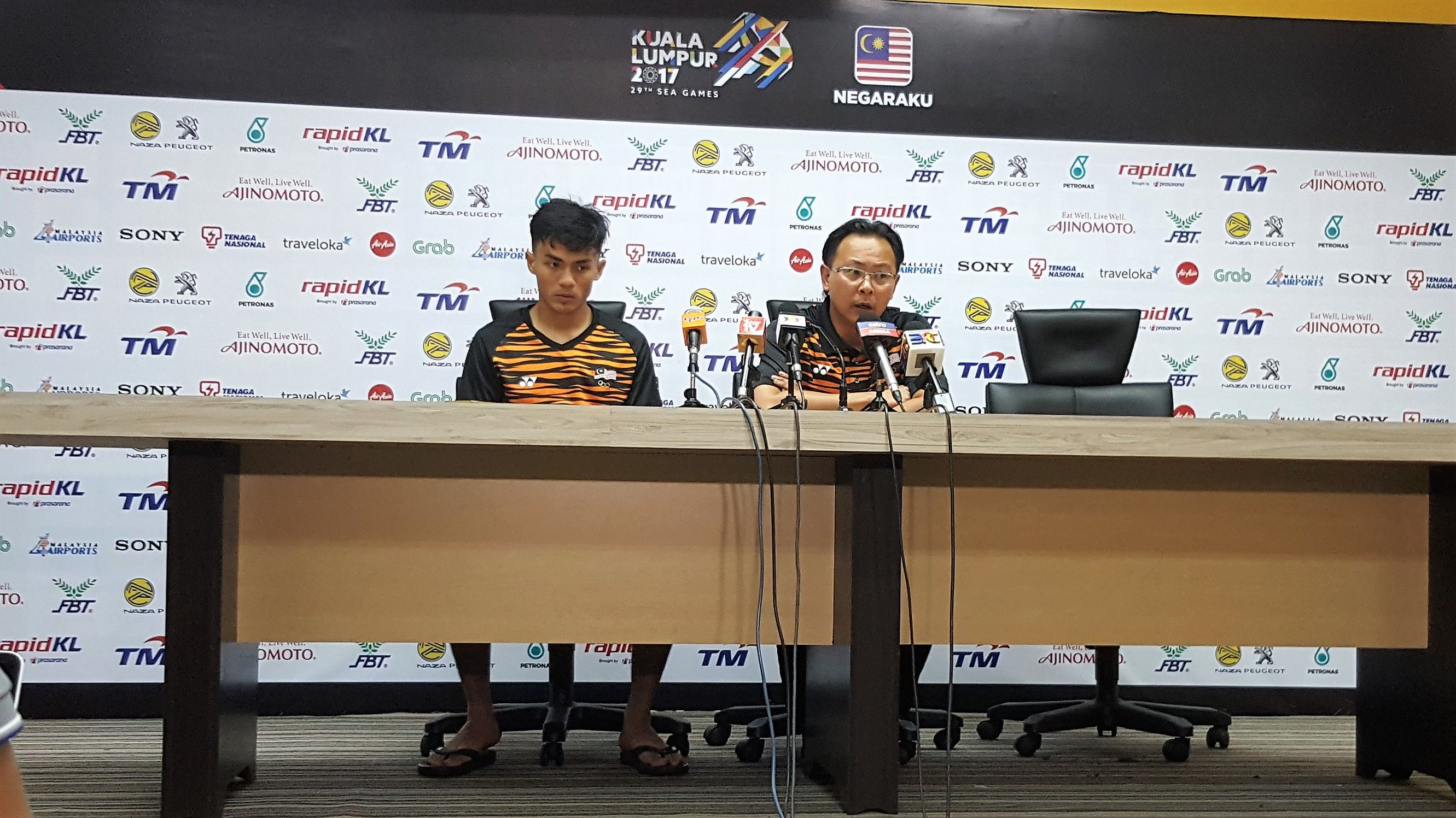 Adib Zainuddin, Ong Kim Swee, Malaysia U22, SEA Games, 14082017